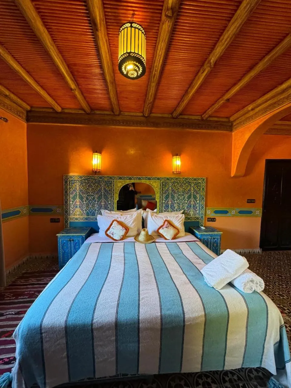 Bed in Riad Jnane Imlil