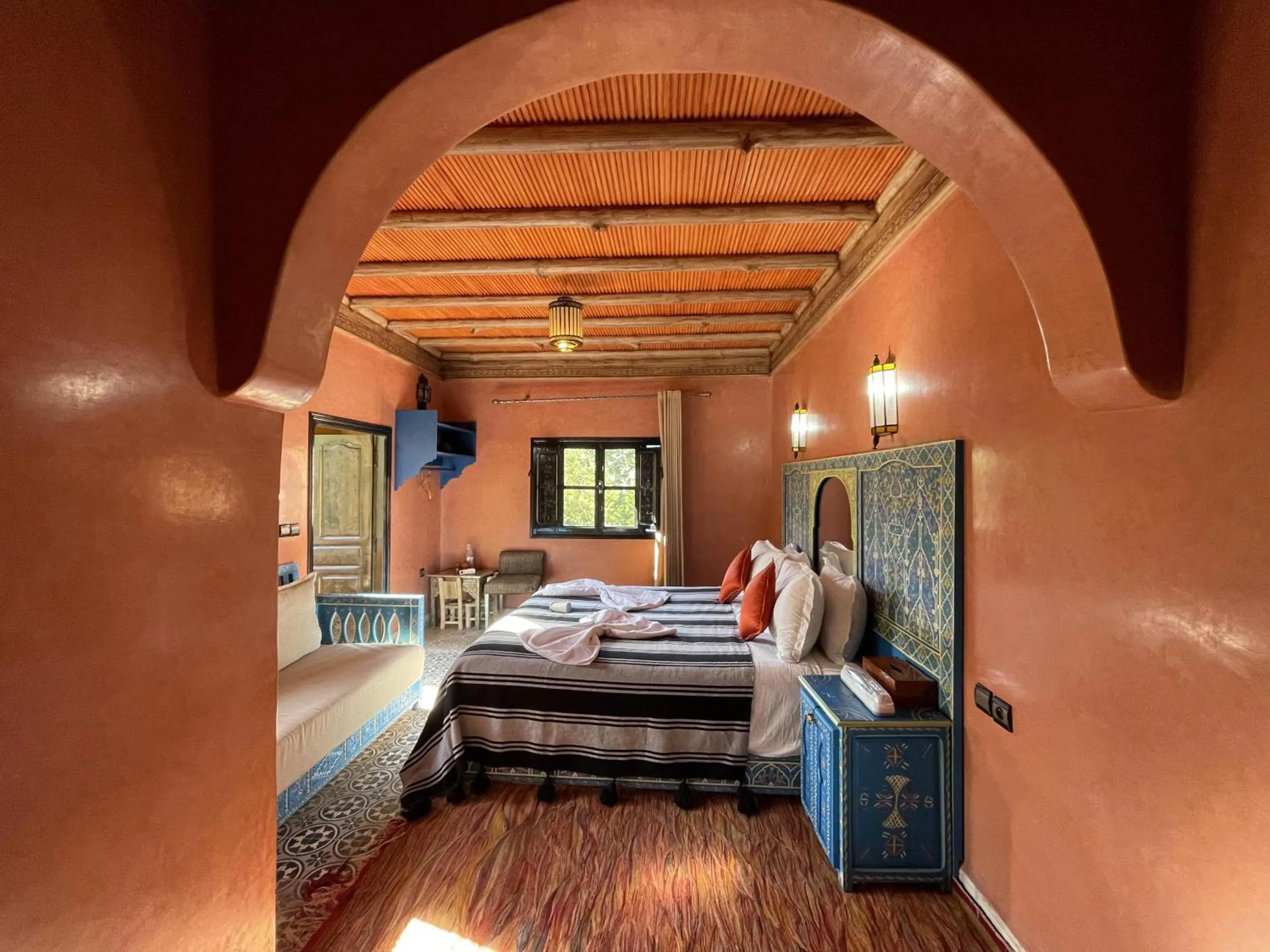 Bedroom, Bed in Riad Jnane Imlil