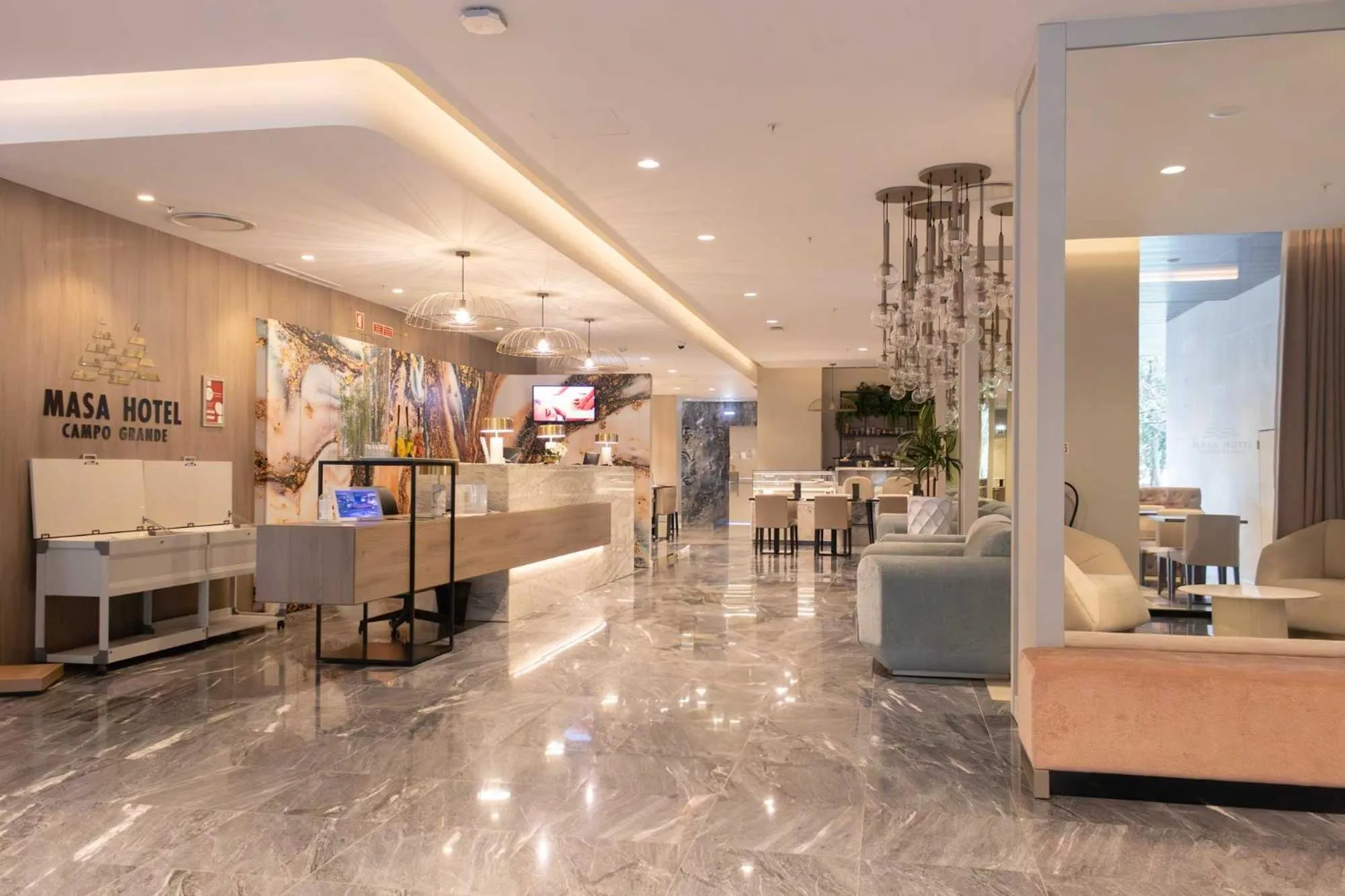 Lobby or reception in MASA Hotel & Spa Campo Grande Collection