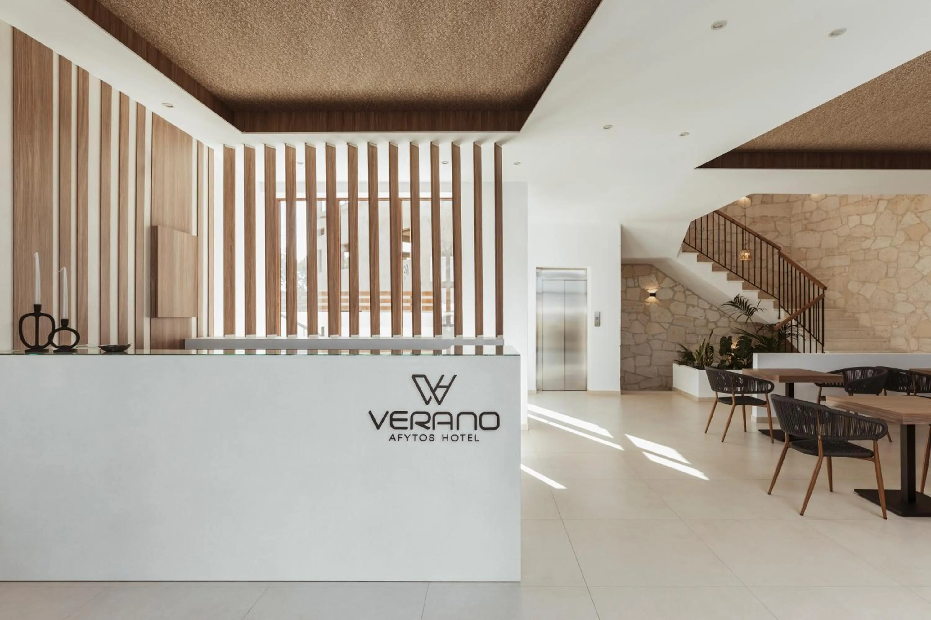 Lobby or reception in Verano Afytos Hotel