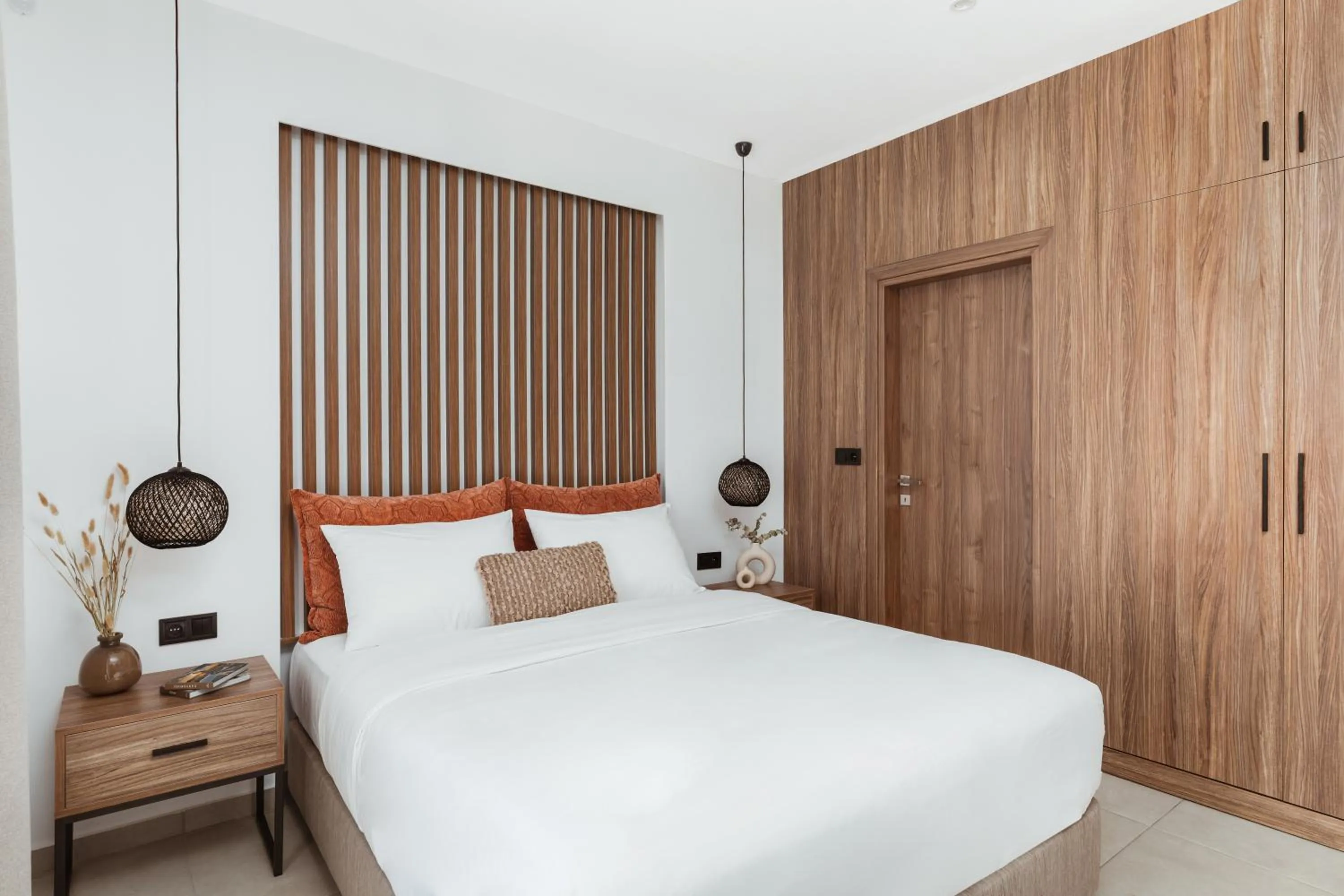 Bedroom, Bed in Verano Afytos Hotel