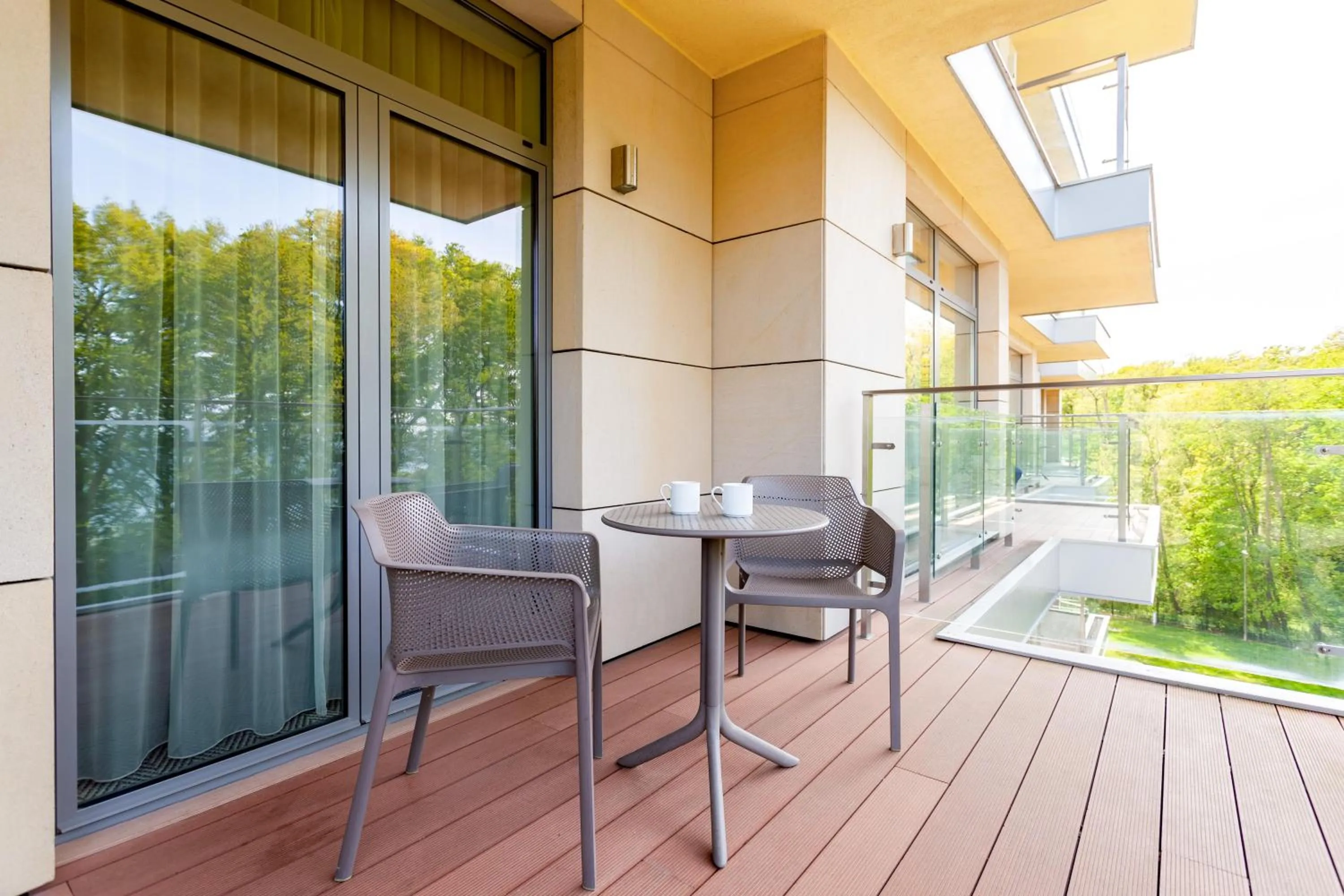 Balcony/Terrace in Diune Hotel by Zdrojowa