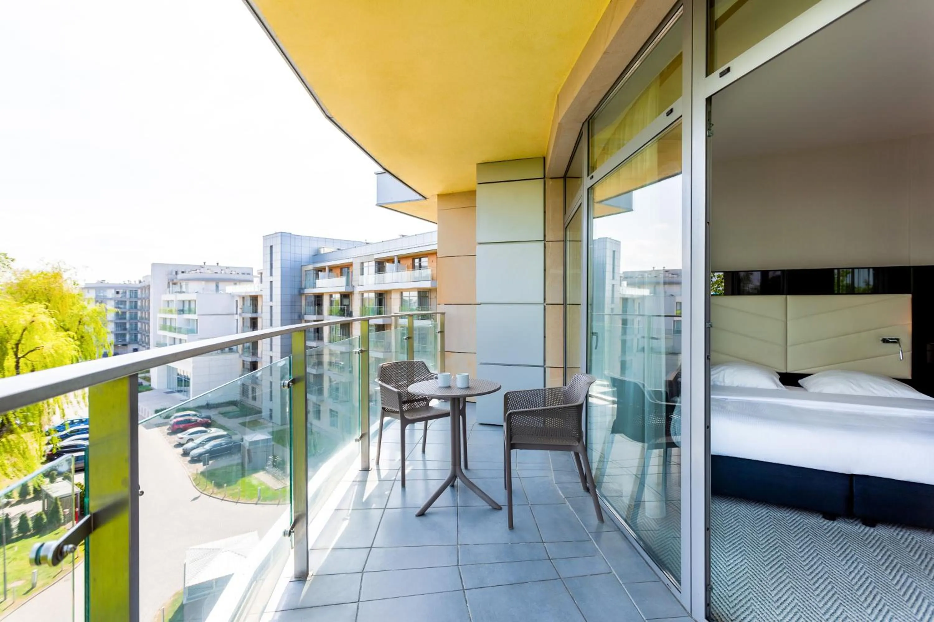 View (from property/room), Bed in Diune Hotel by Zdrojowa