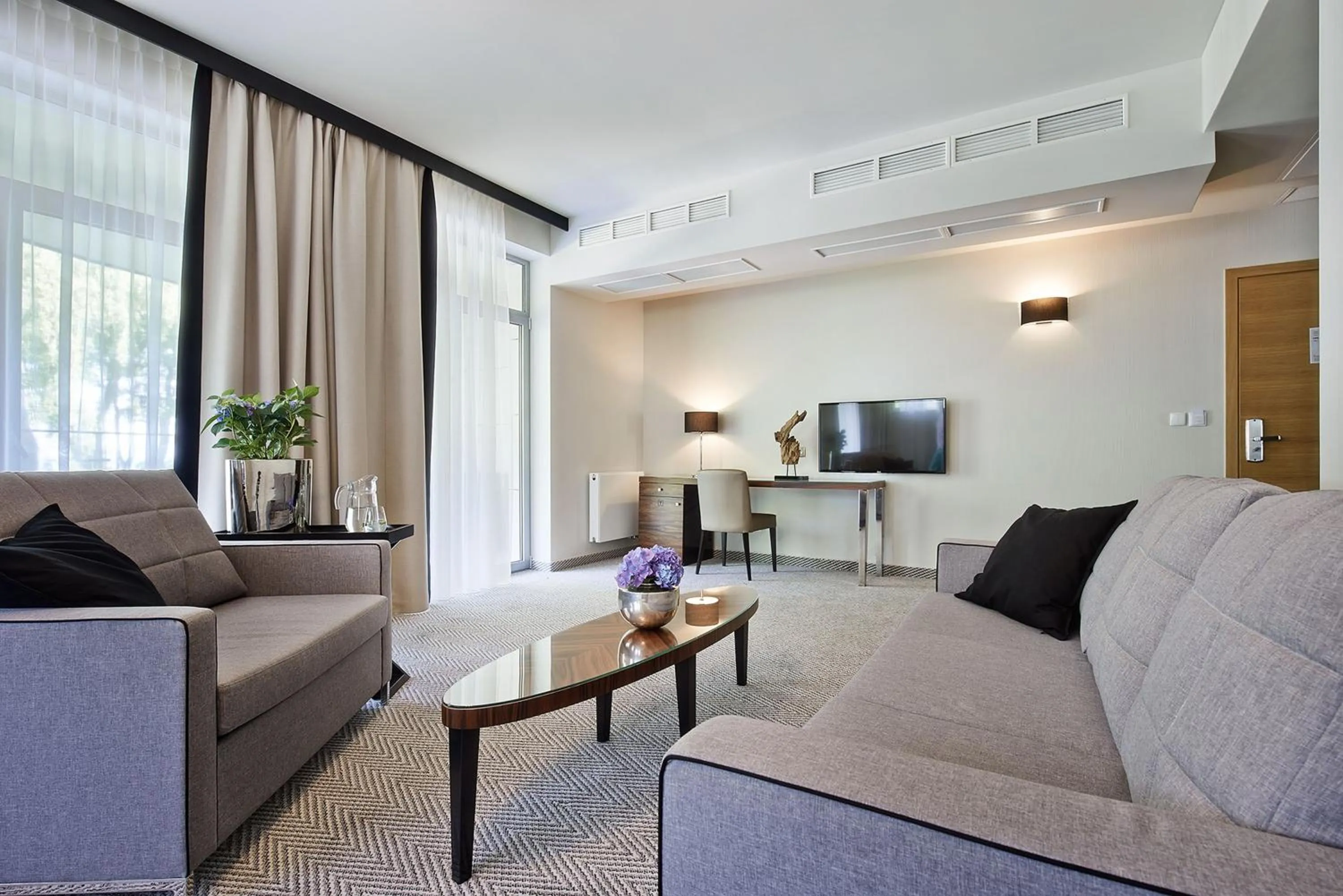 Living room in Diune Hotel by Zdrojowa