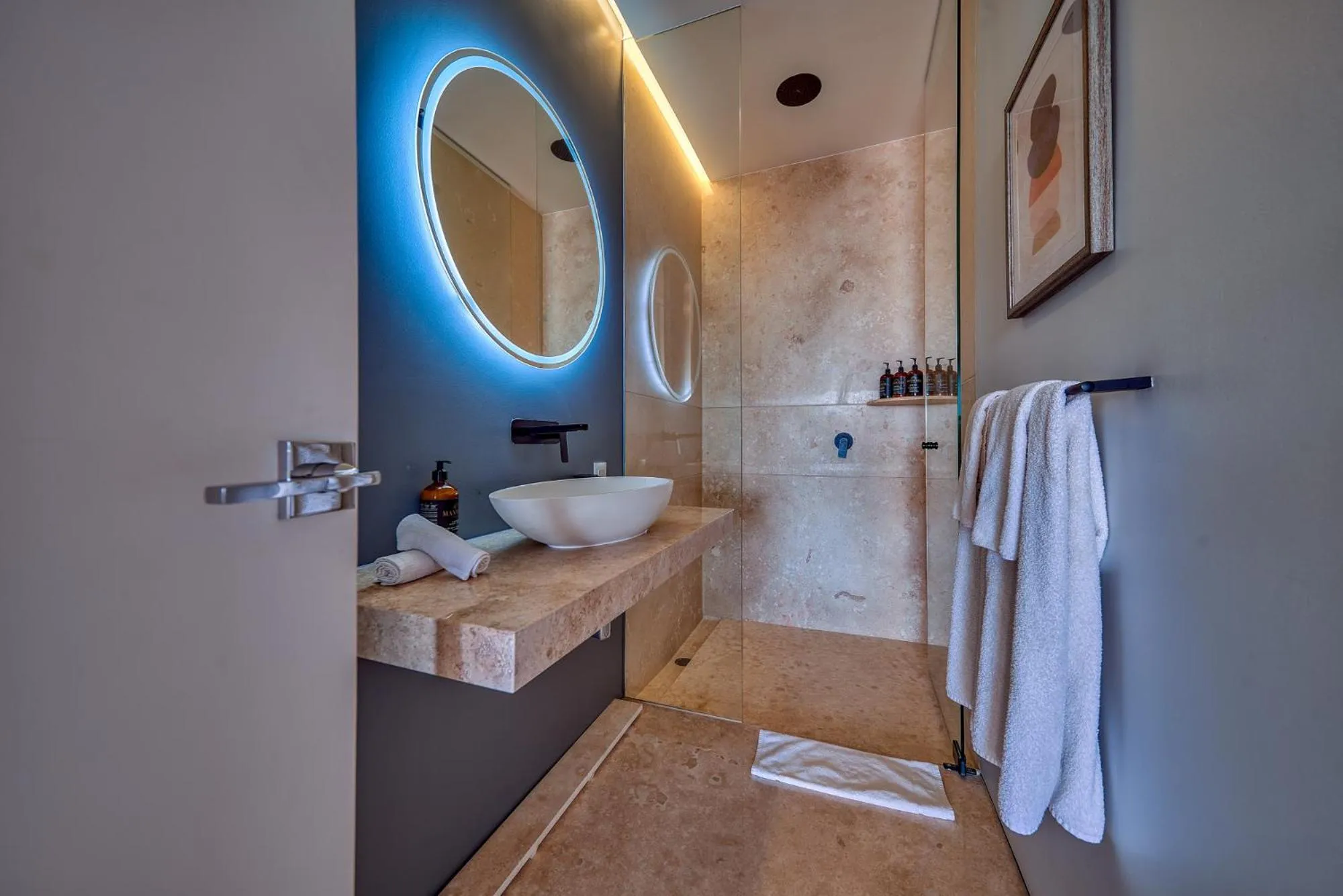 Shower, Bed in Maxwell Collection Romantic Zone
