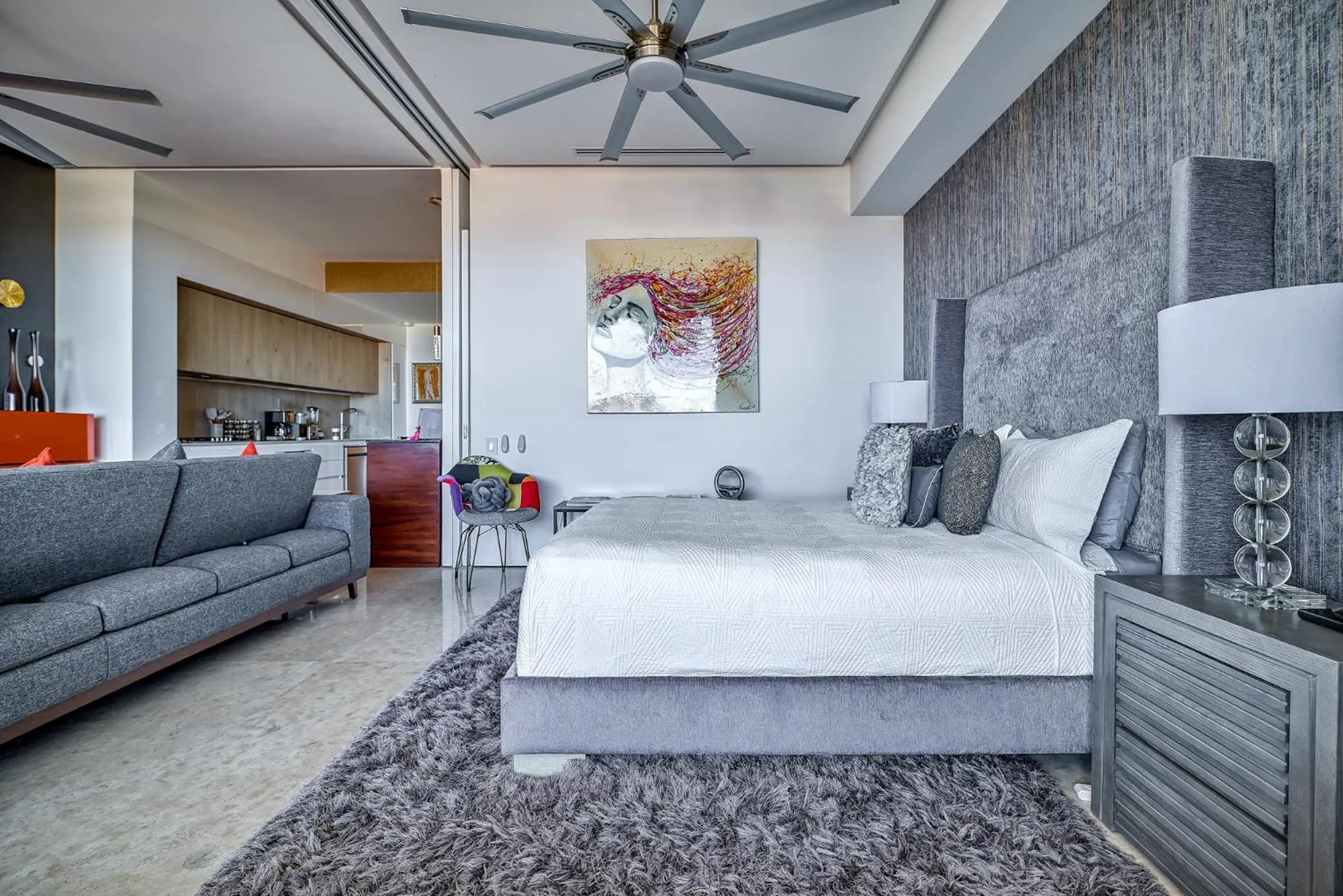 Bed in Maxwell Collection Romantic Zone