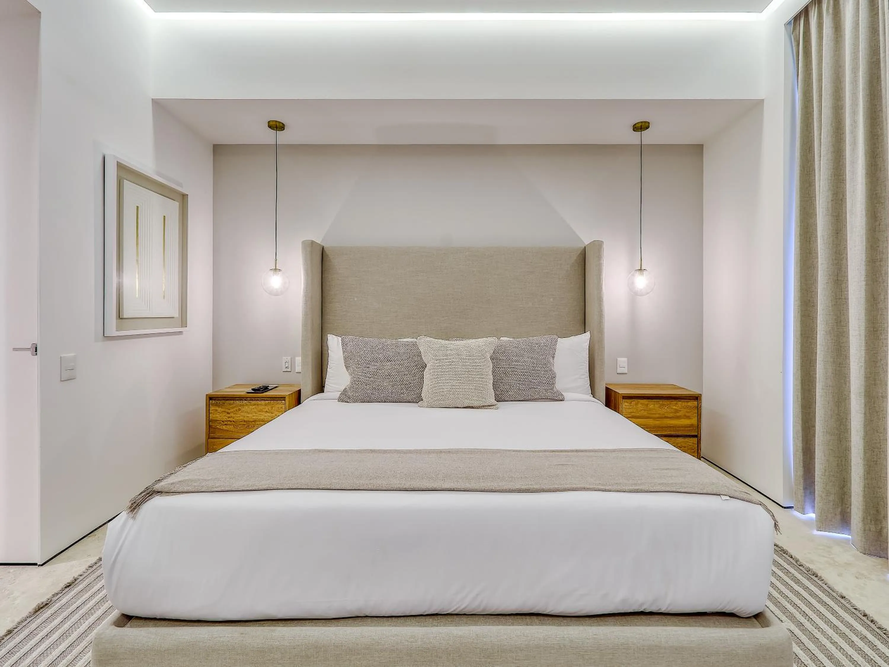 Bedroom, Bed in Maxwell Collection Romantic Zone