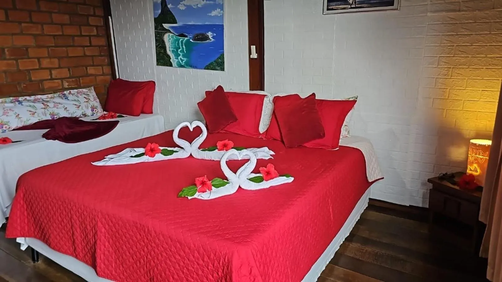 Photo of the whole room, Bed in Pousada Capim Açu