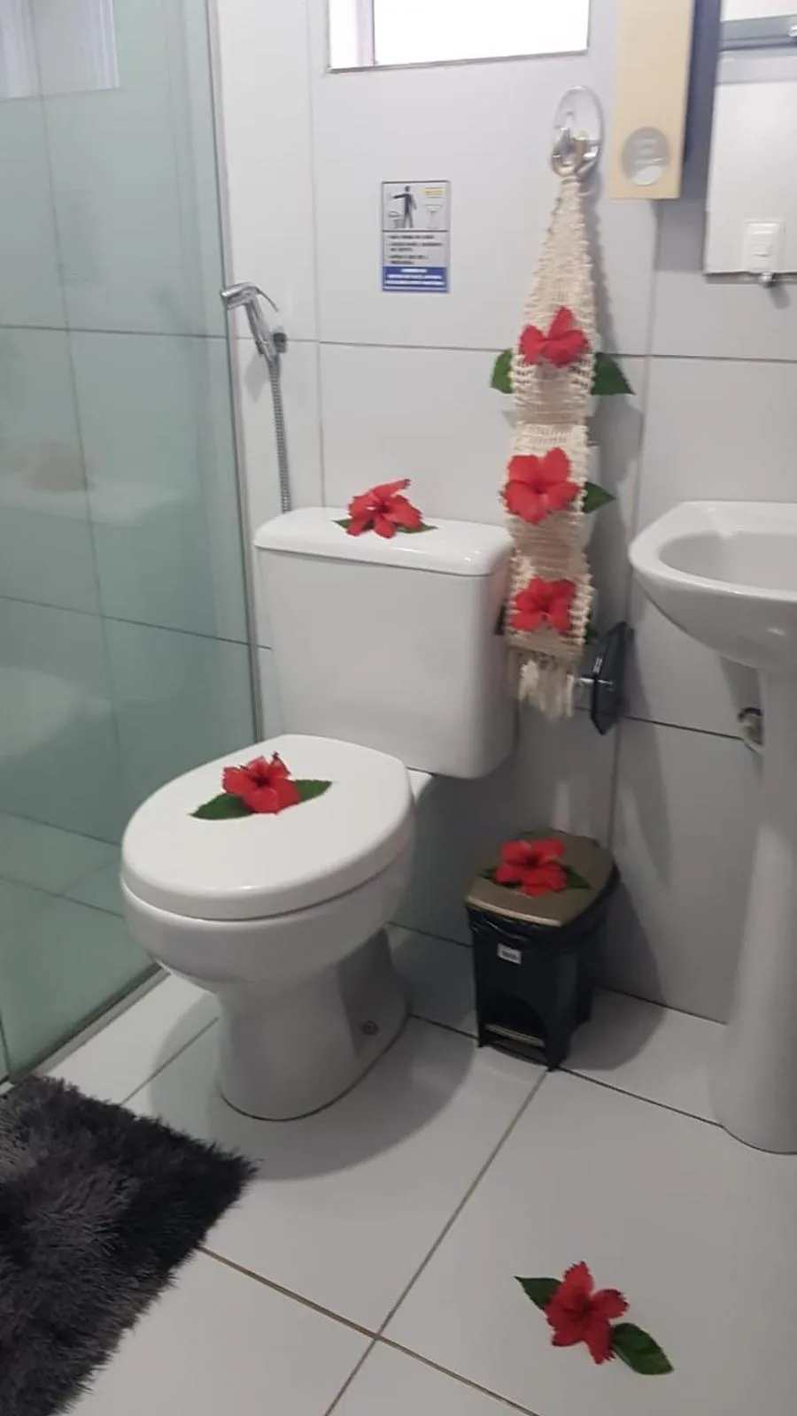 Bathroom in Pousada Capim Açu