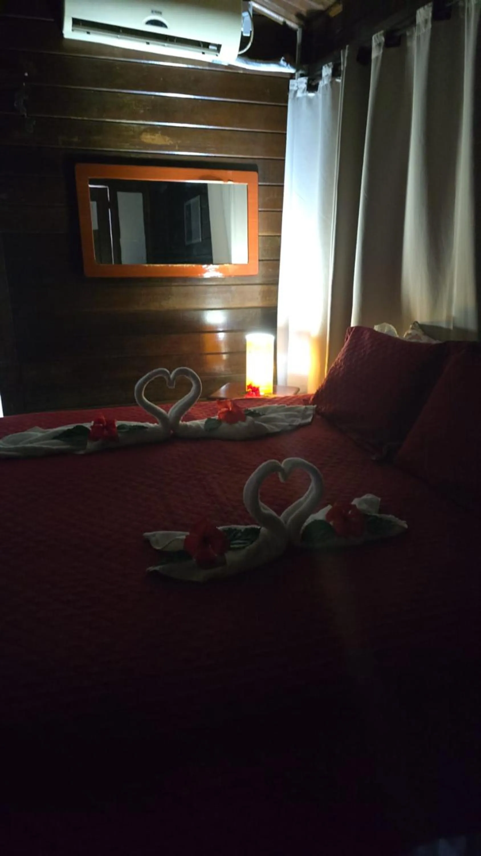 View (from property/room), Bed in Pousada Capim Açu