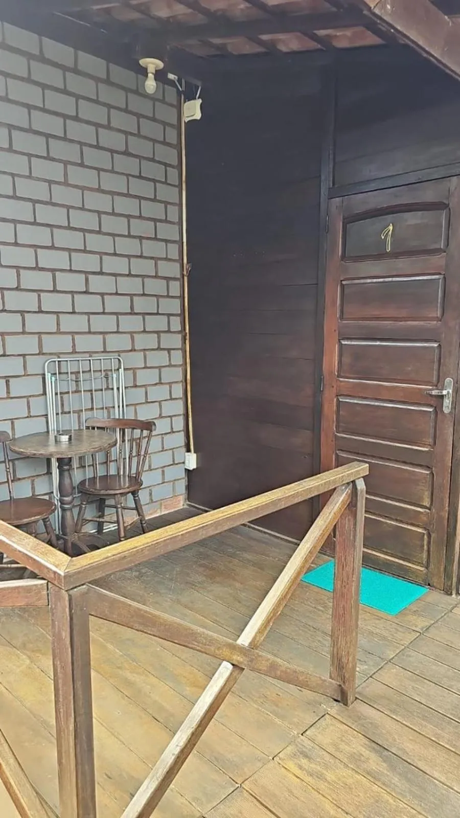 Balcony/Terrace in Pousada Capim Açu