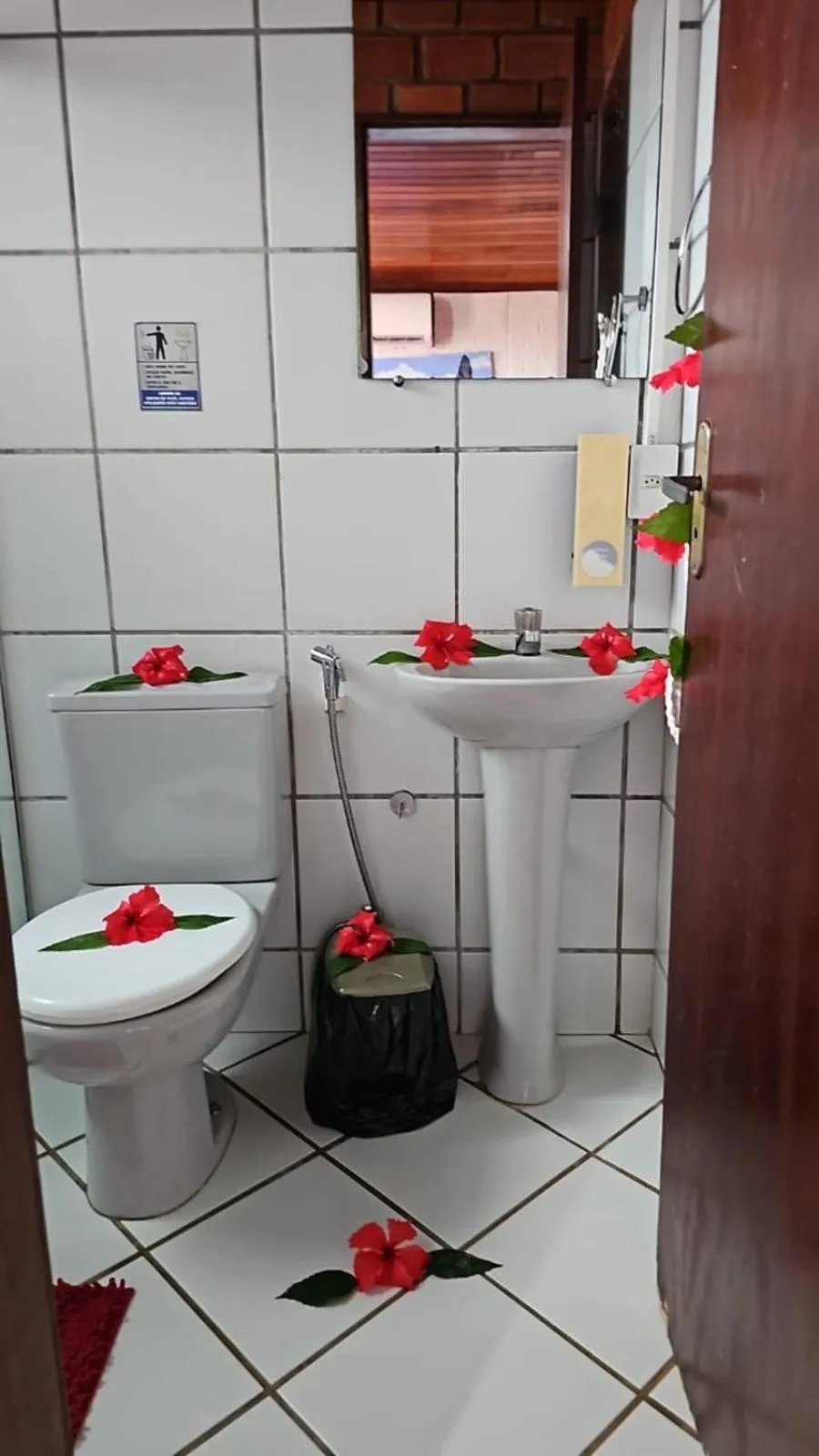 Bathroom in Pousada Capim Açu