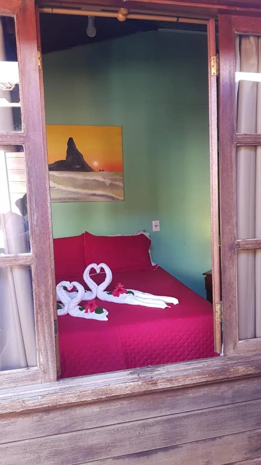 Photo of the whole room, Bed in Pousada Capim Açu