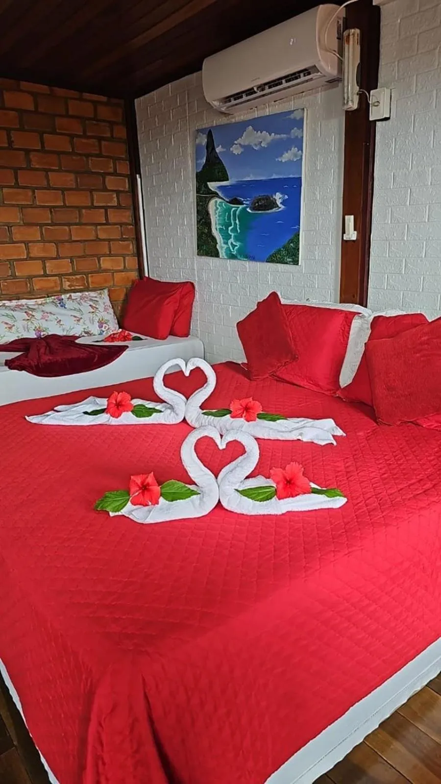 Photo of the whole room, Bed in Pousada Capim Açu