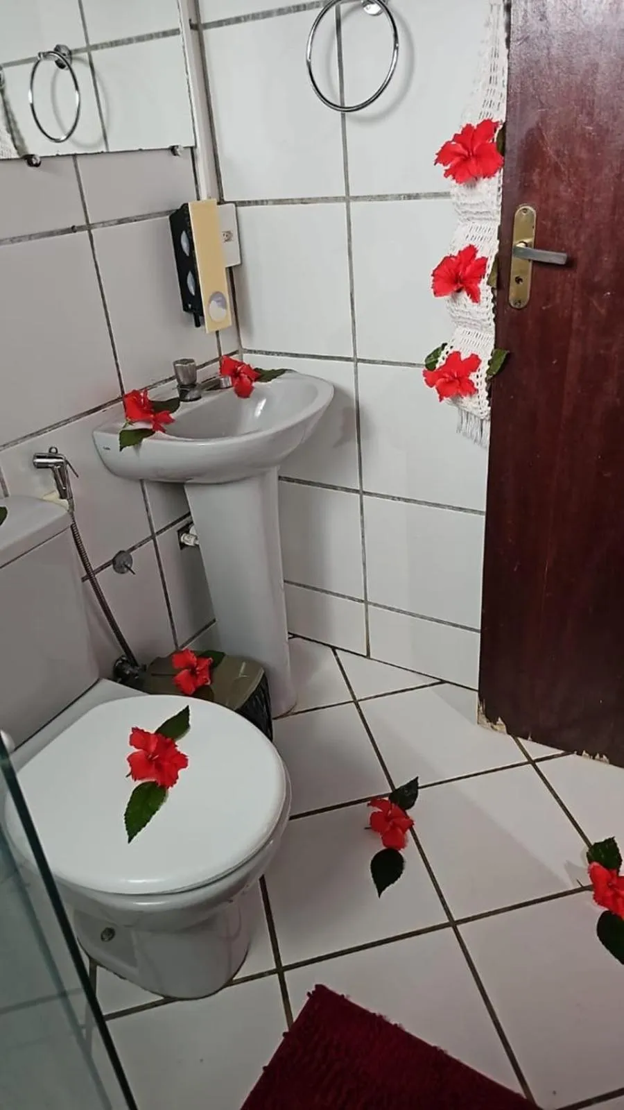 Bathroom in Pousada Capim Açu