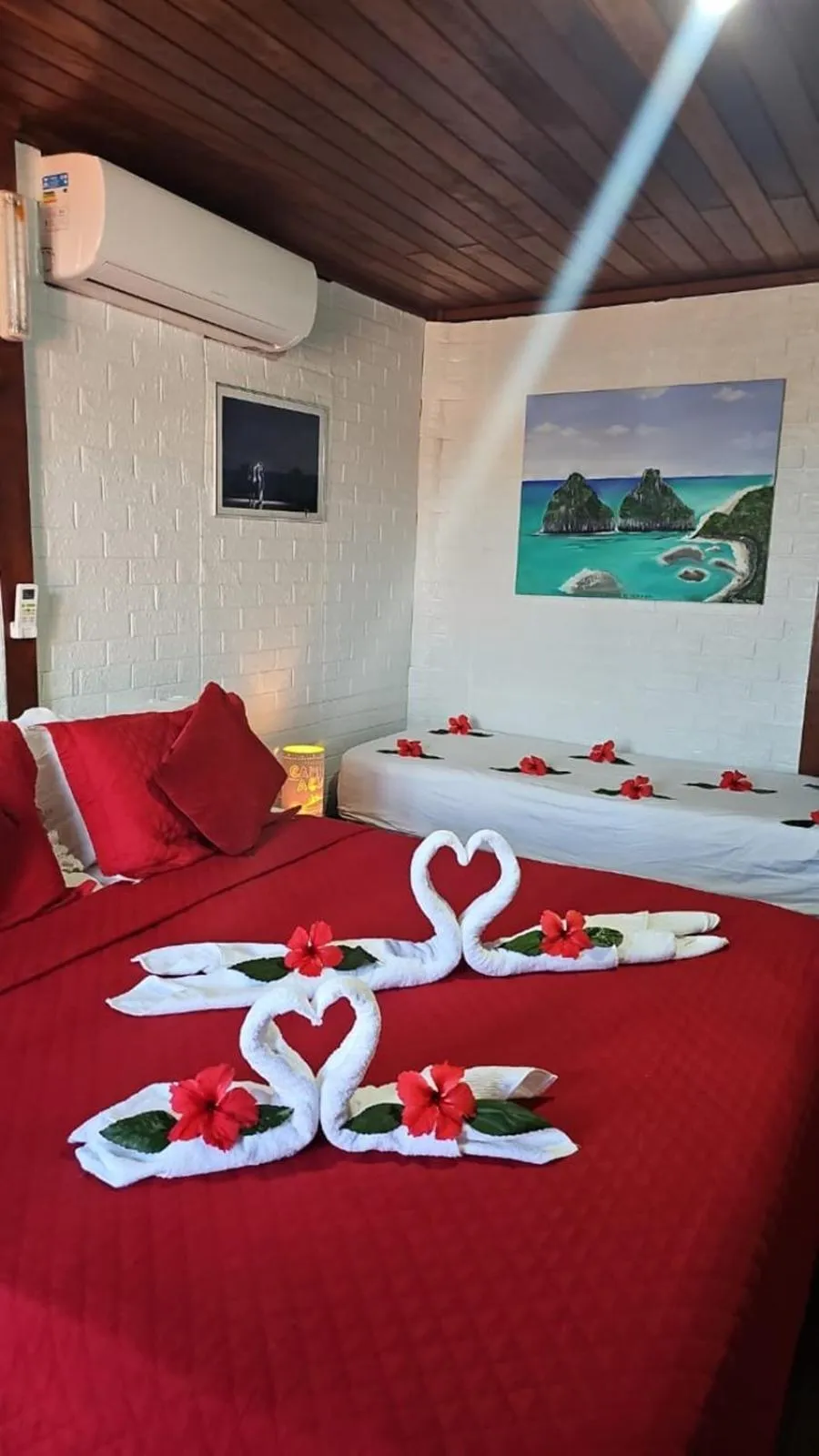 Photo of the whole room, Bed in Pousada Capim Açu