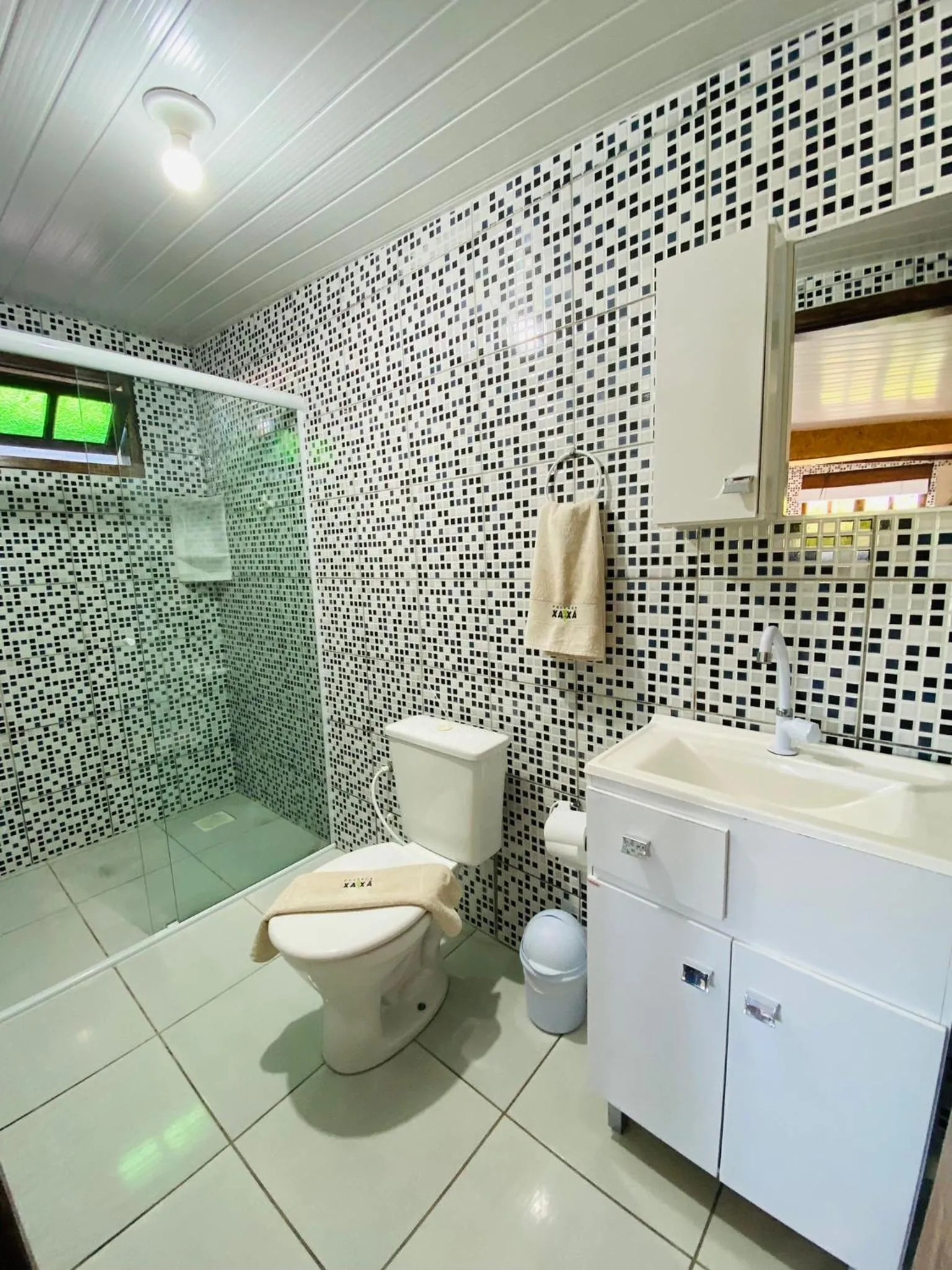 Bathroom in Pousada Xaxá