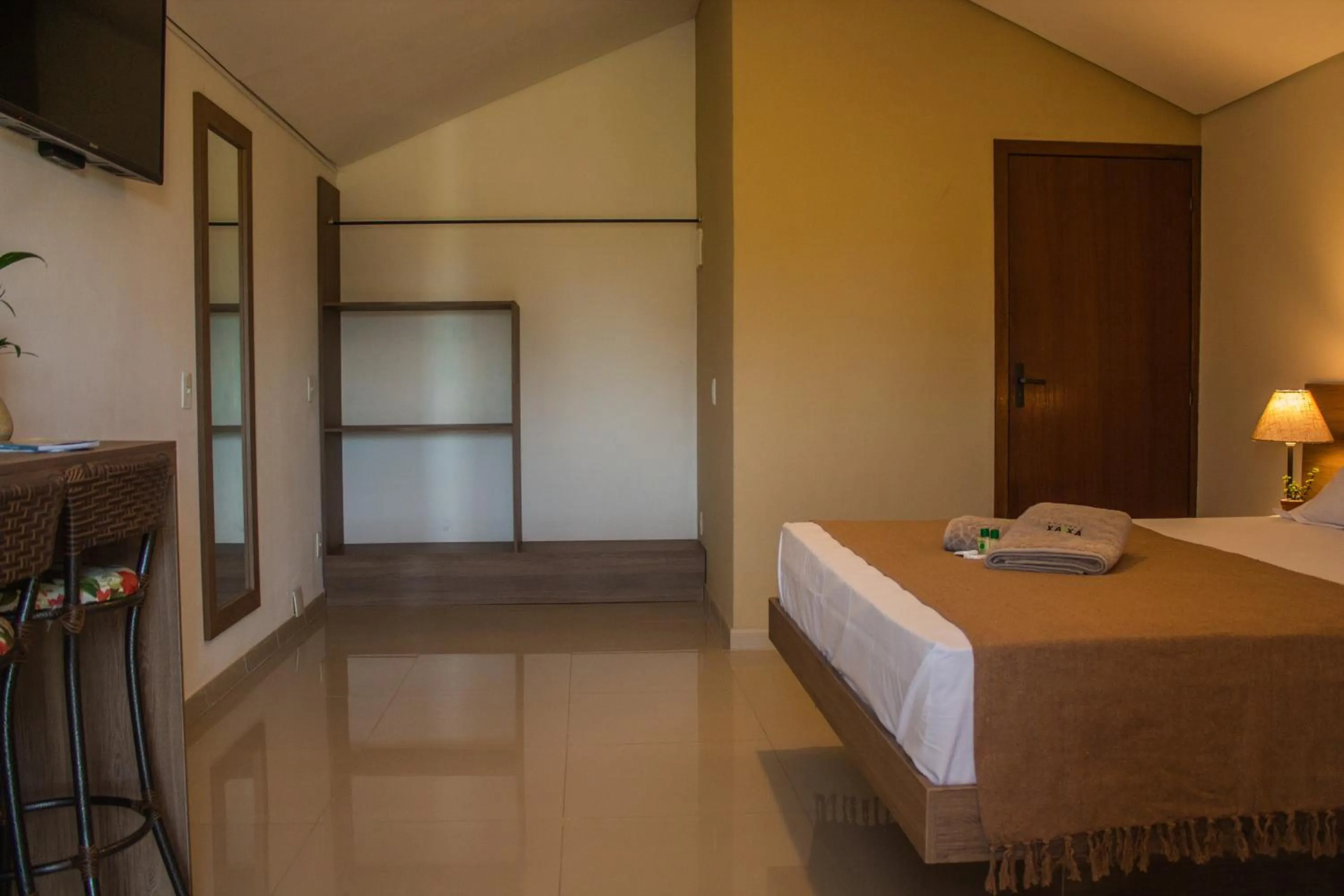 Bed in Pousada Xaxá