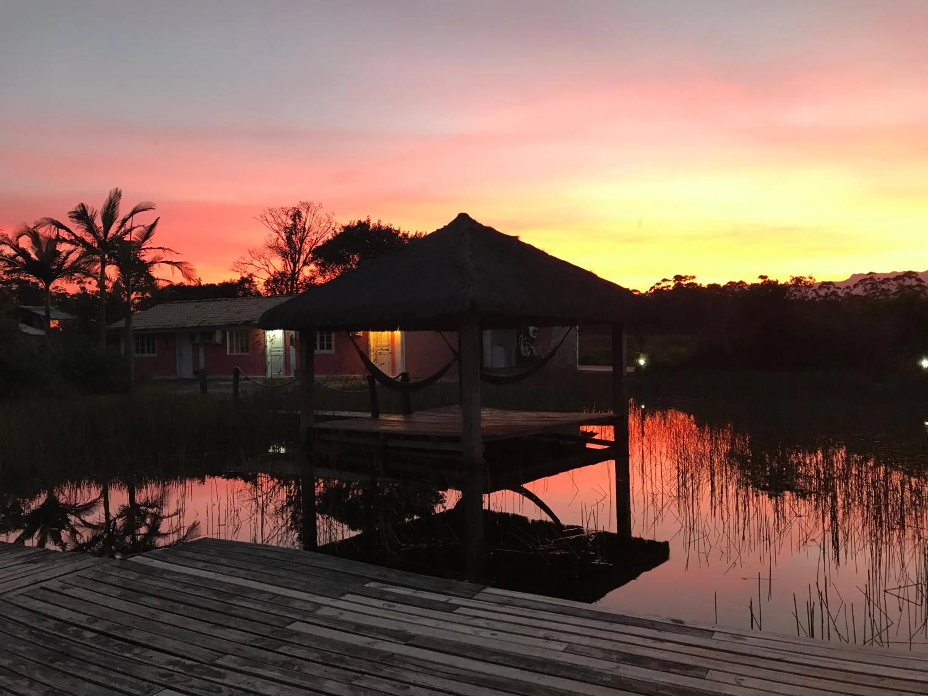 Sunset in Pousada Xaxá