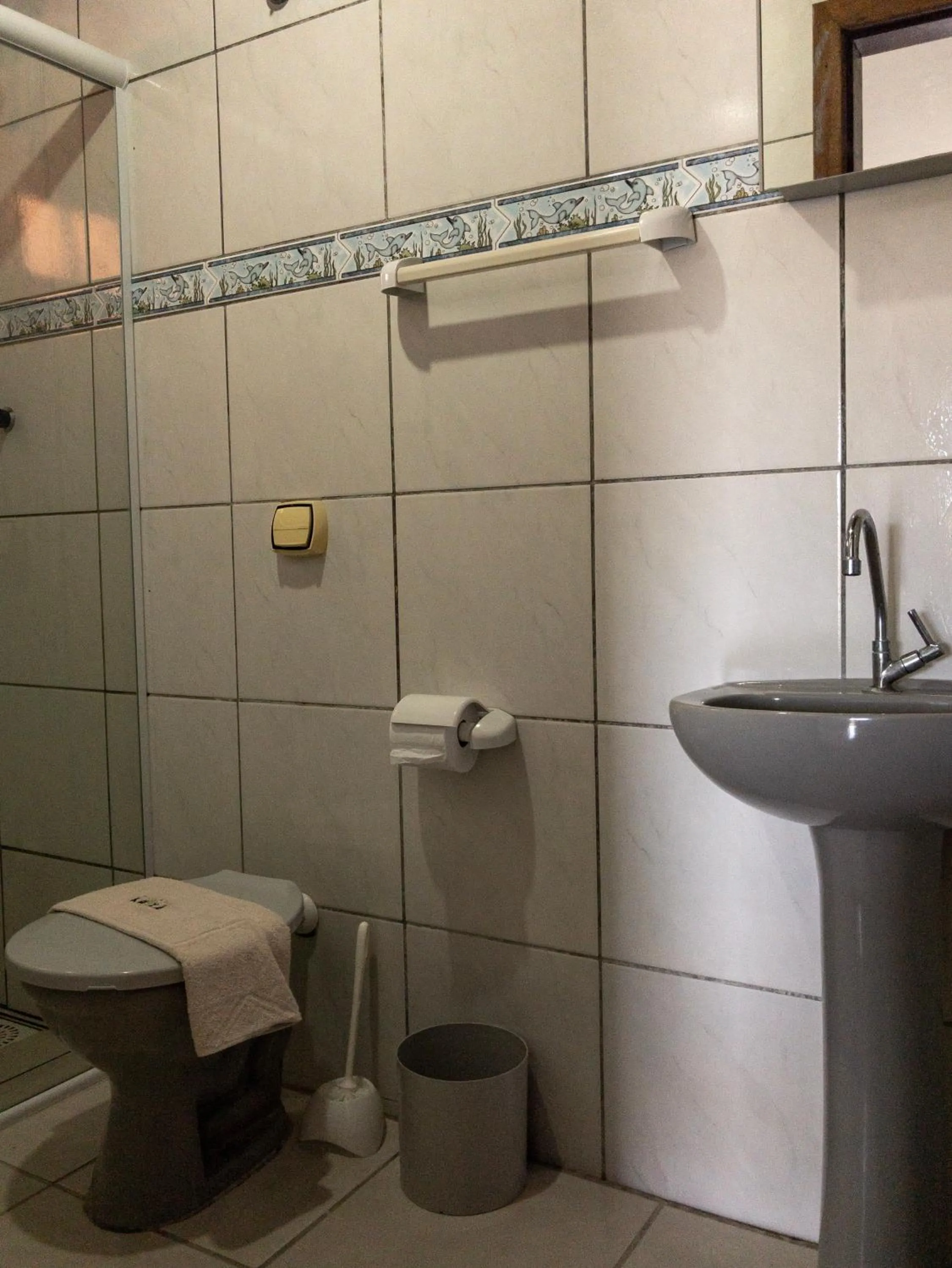 Bathroom in Pousada Xaxá