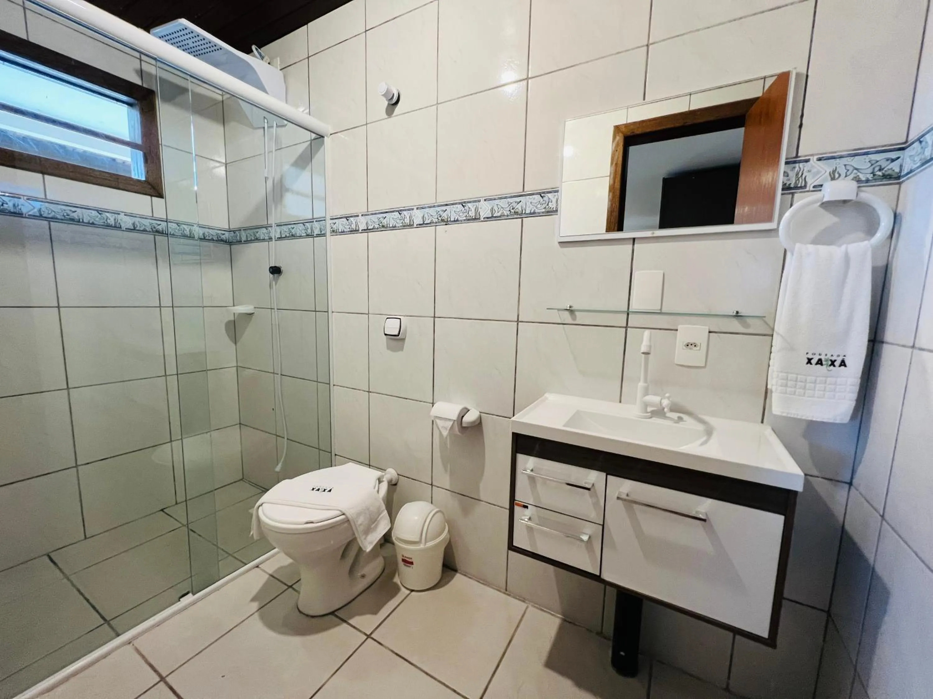 Bathroom in Pousada Xaxá