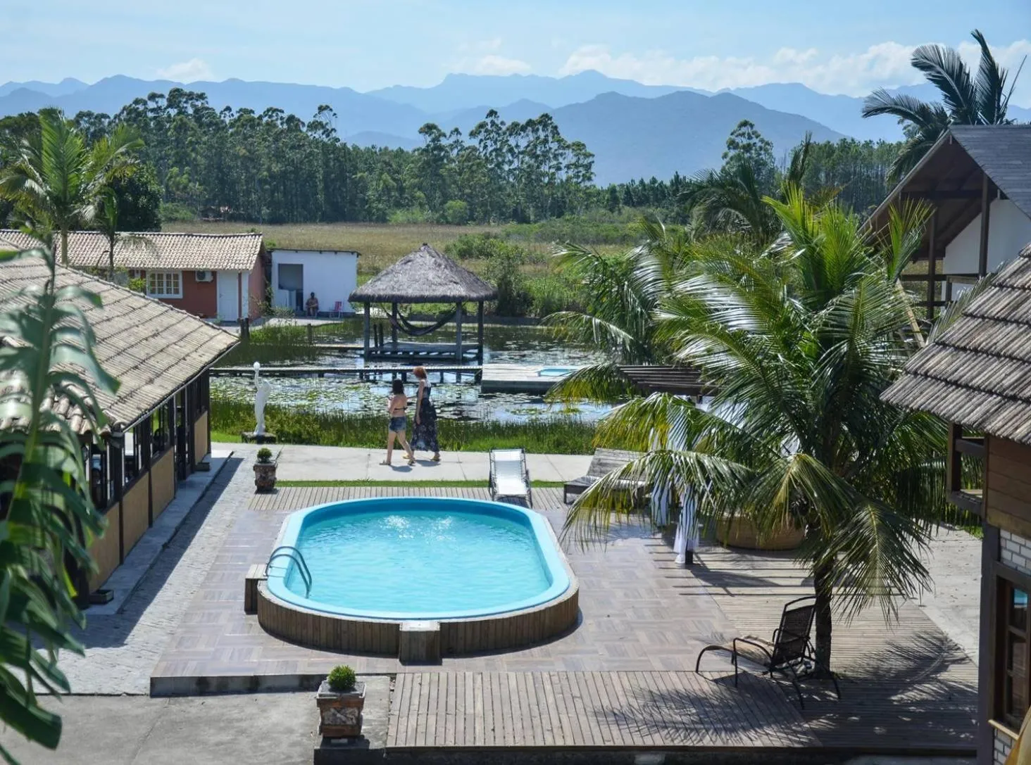 Bird's eye view in Pousada Xaxá