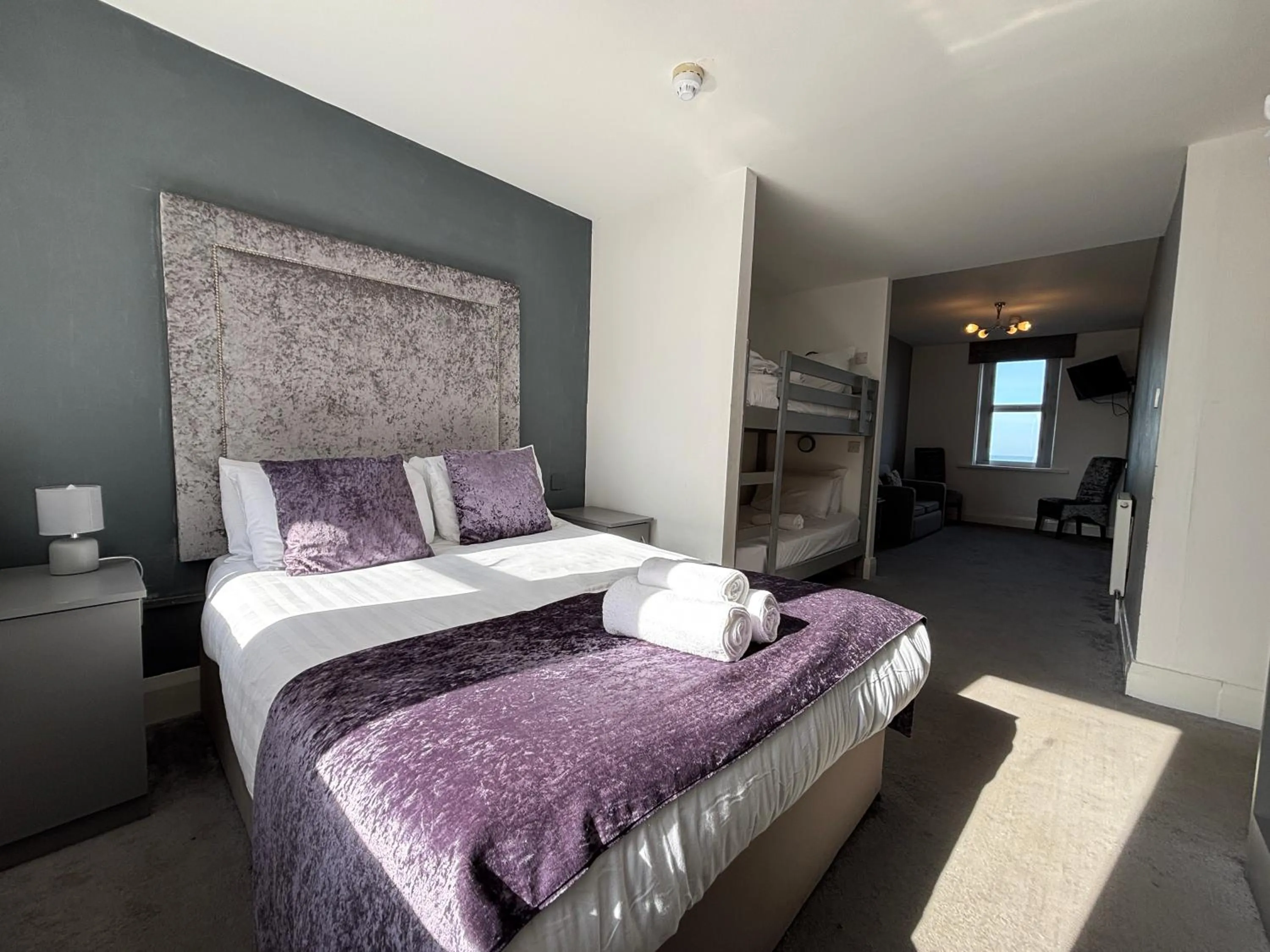 Bed in The Royal Boston Hotel by Compass Hospitality