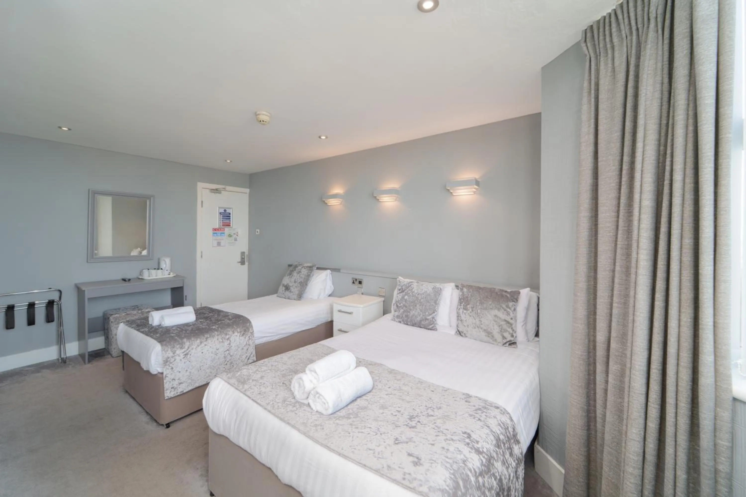 Bed in The Royal Boston Hotel by Compass Hospitality