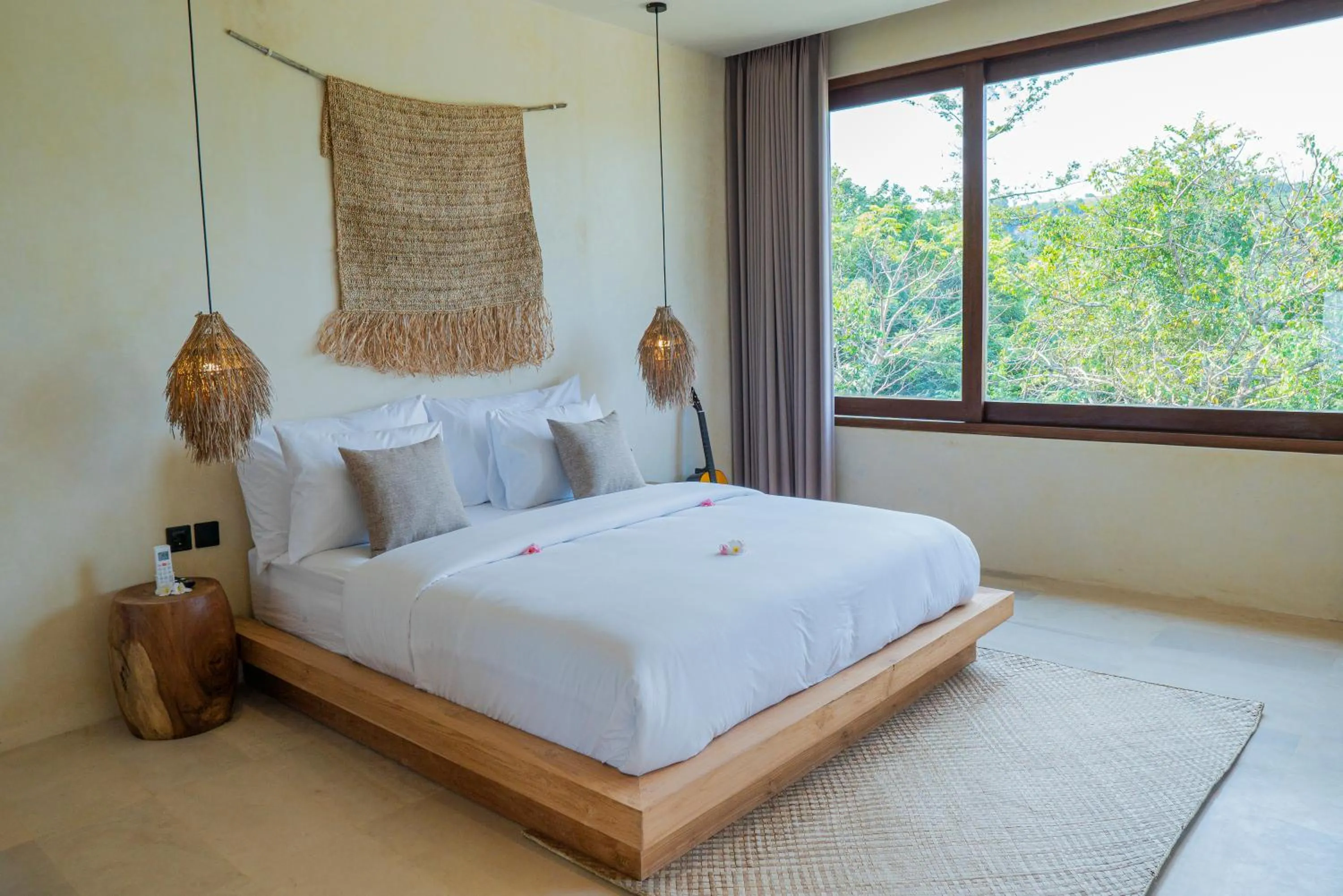 Bed in Olea Villas Resort
