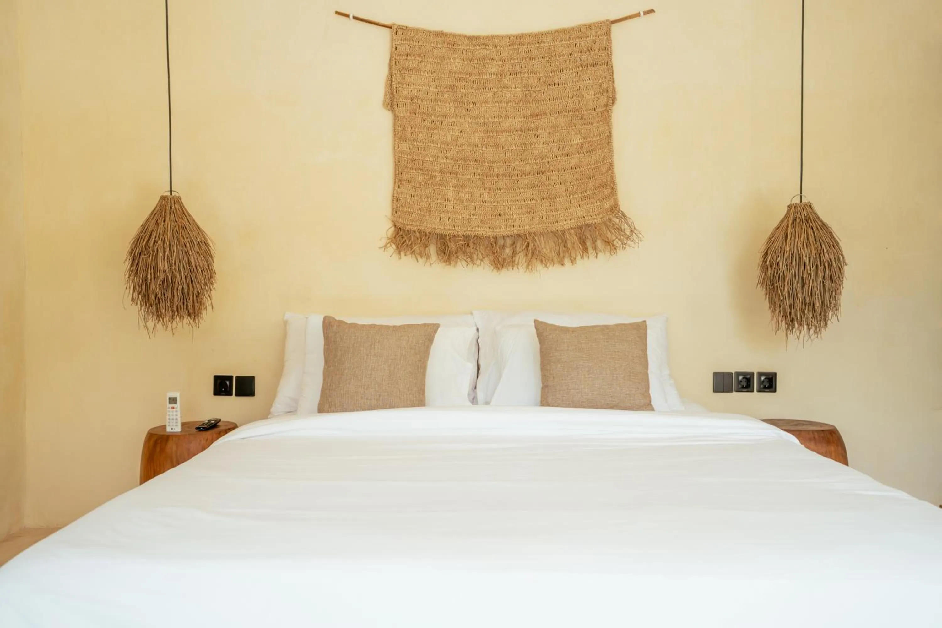 Bed in Olea Villas Resort