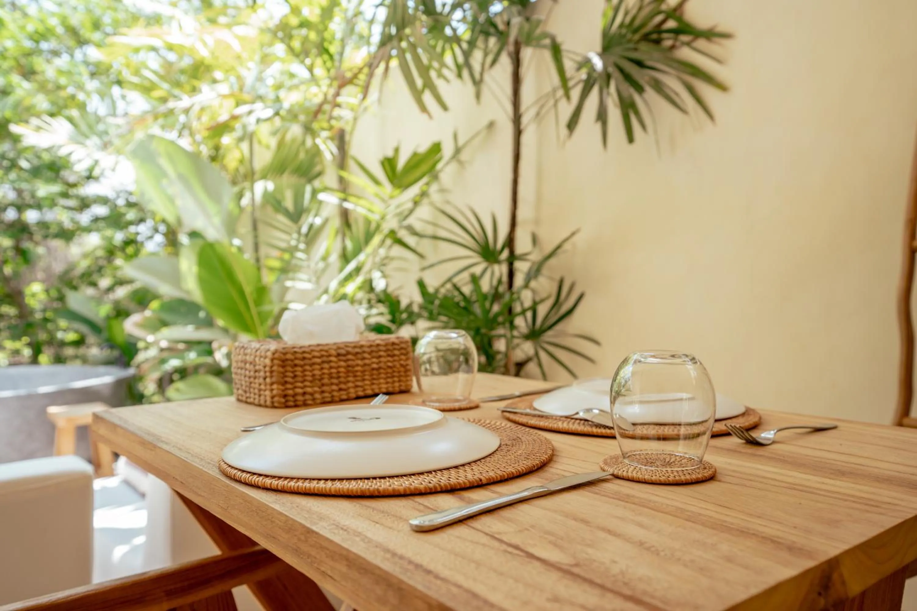 Seating area in Olea Villas Resort