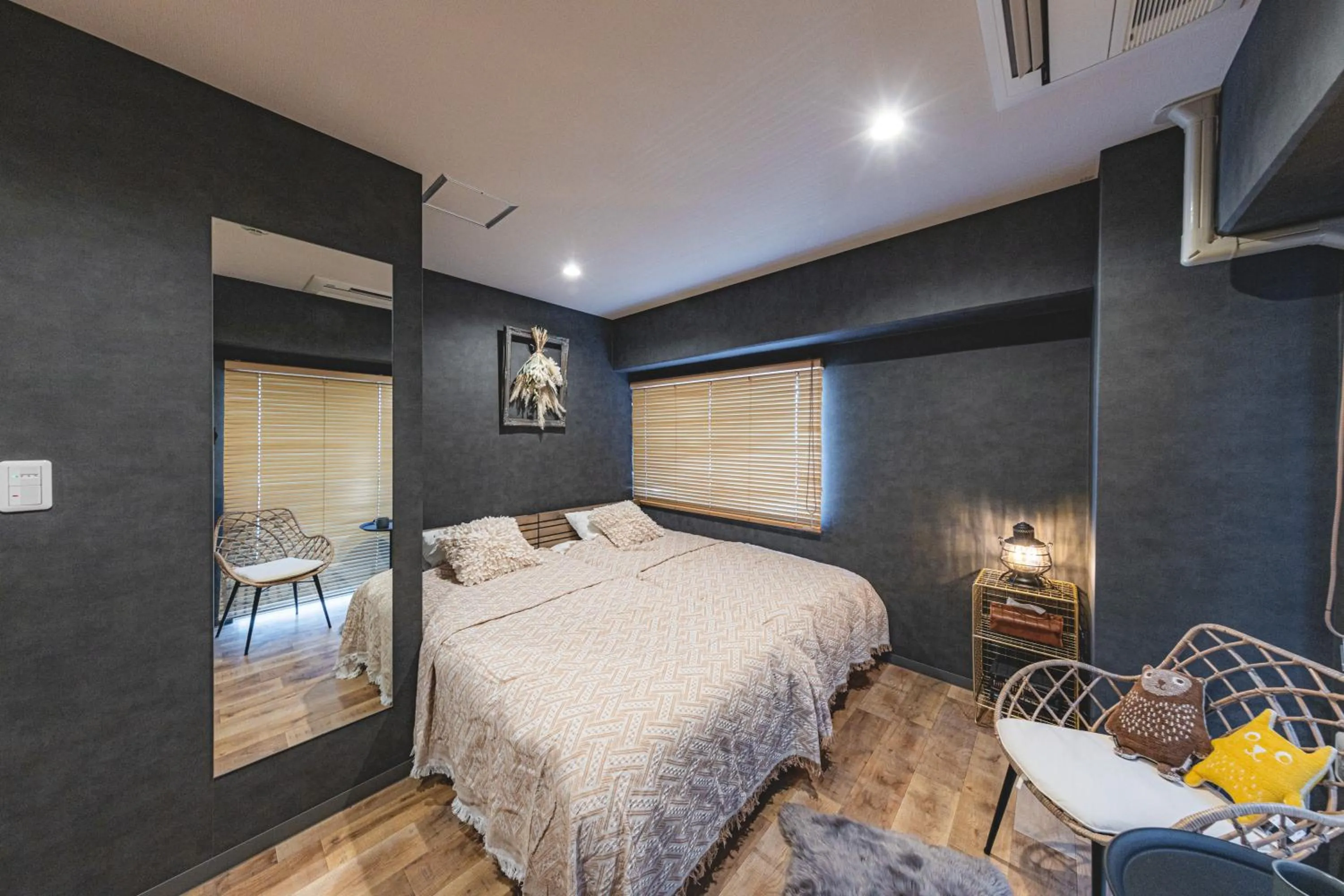 Bedroom, Bed in Inn The Omotesando