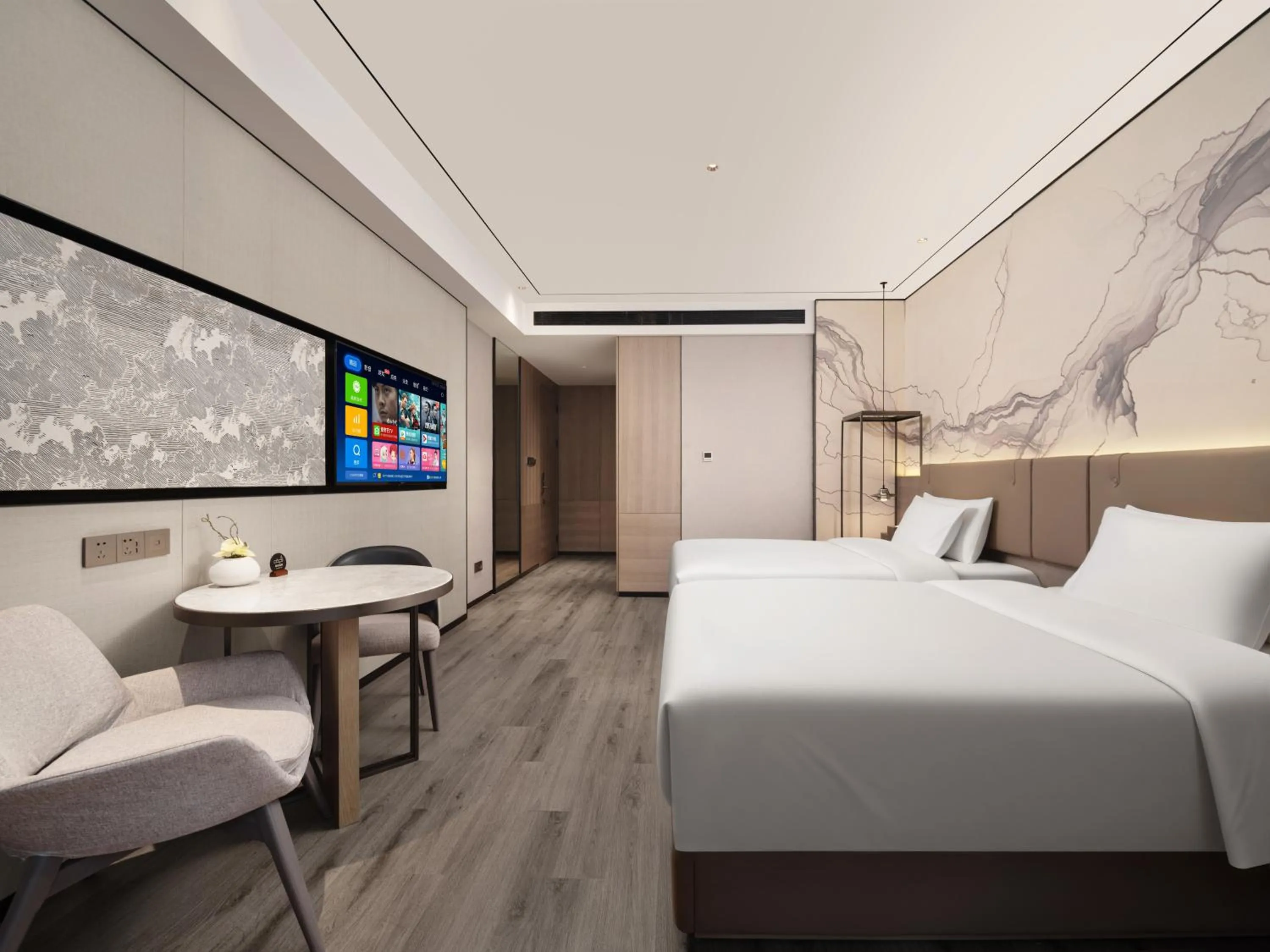 Bed in Yunheyebo Hotel - South Gate of Bell and Drum Tower