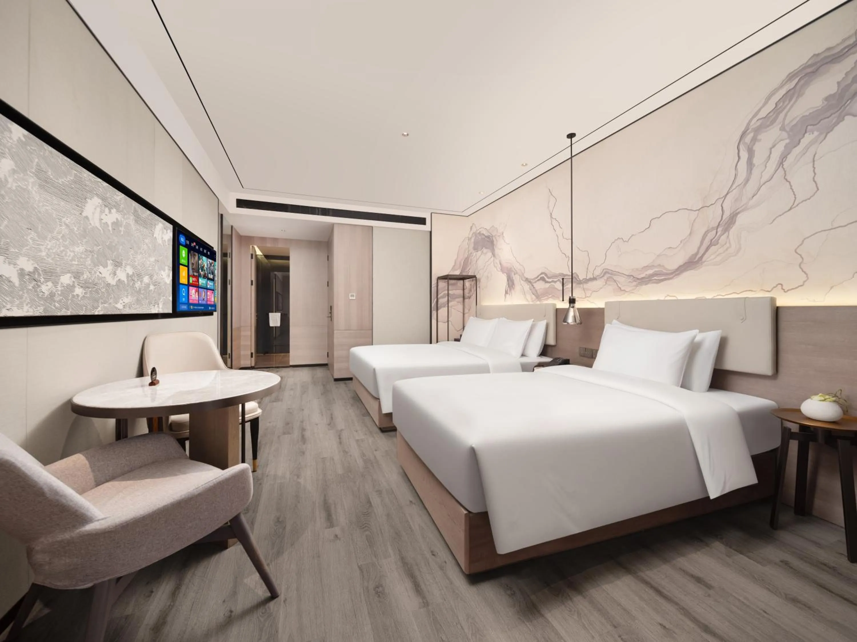 Bed in Yunheyebo Hotel - South Gate of Bell and Drum Tower