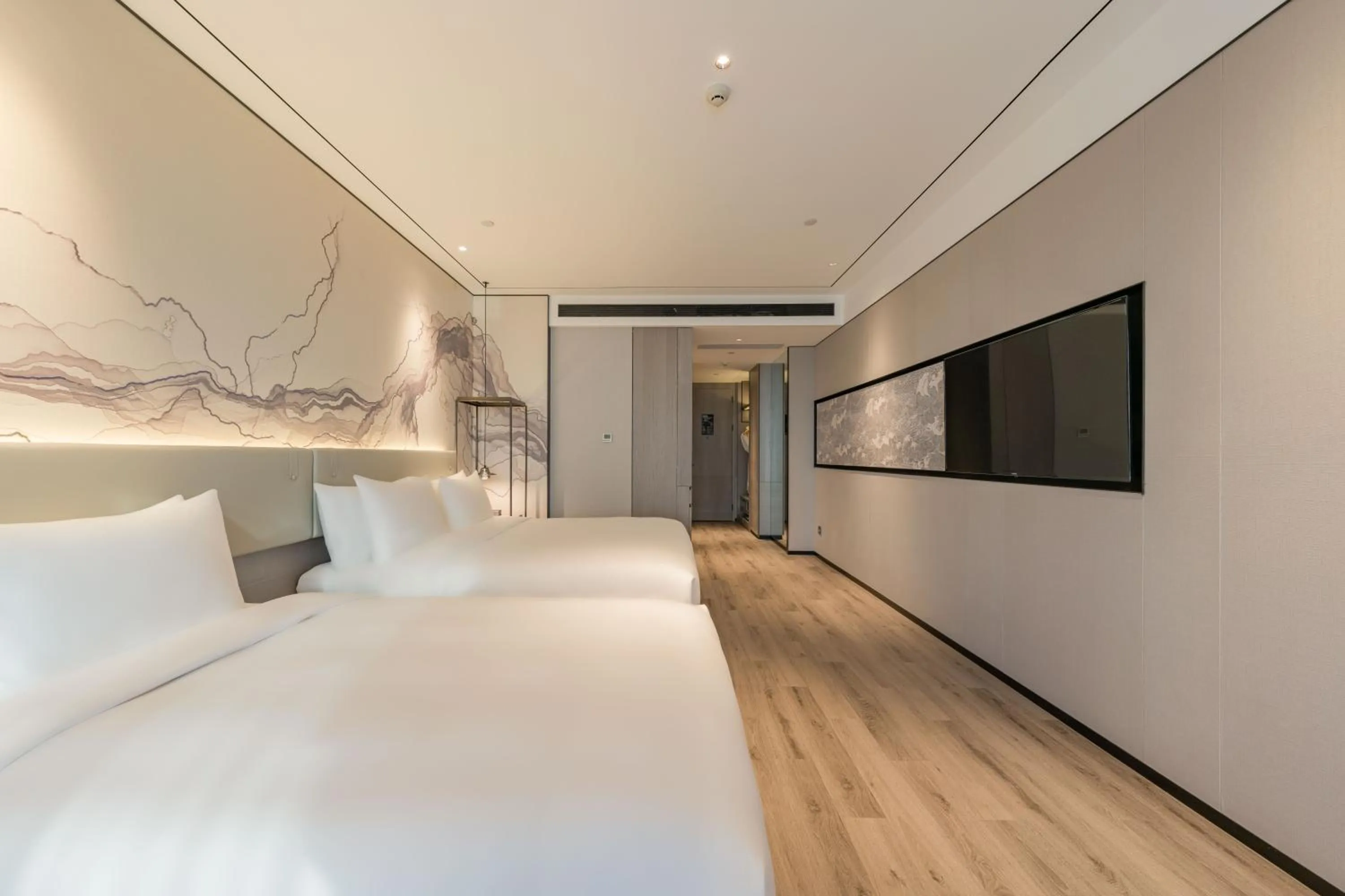 Bed in Yunheyebo Hotel - South Gate of Bell and Drum Tower