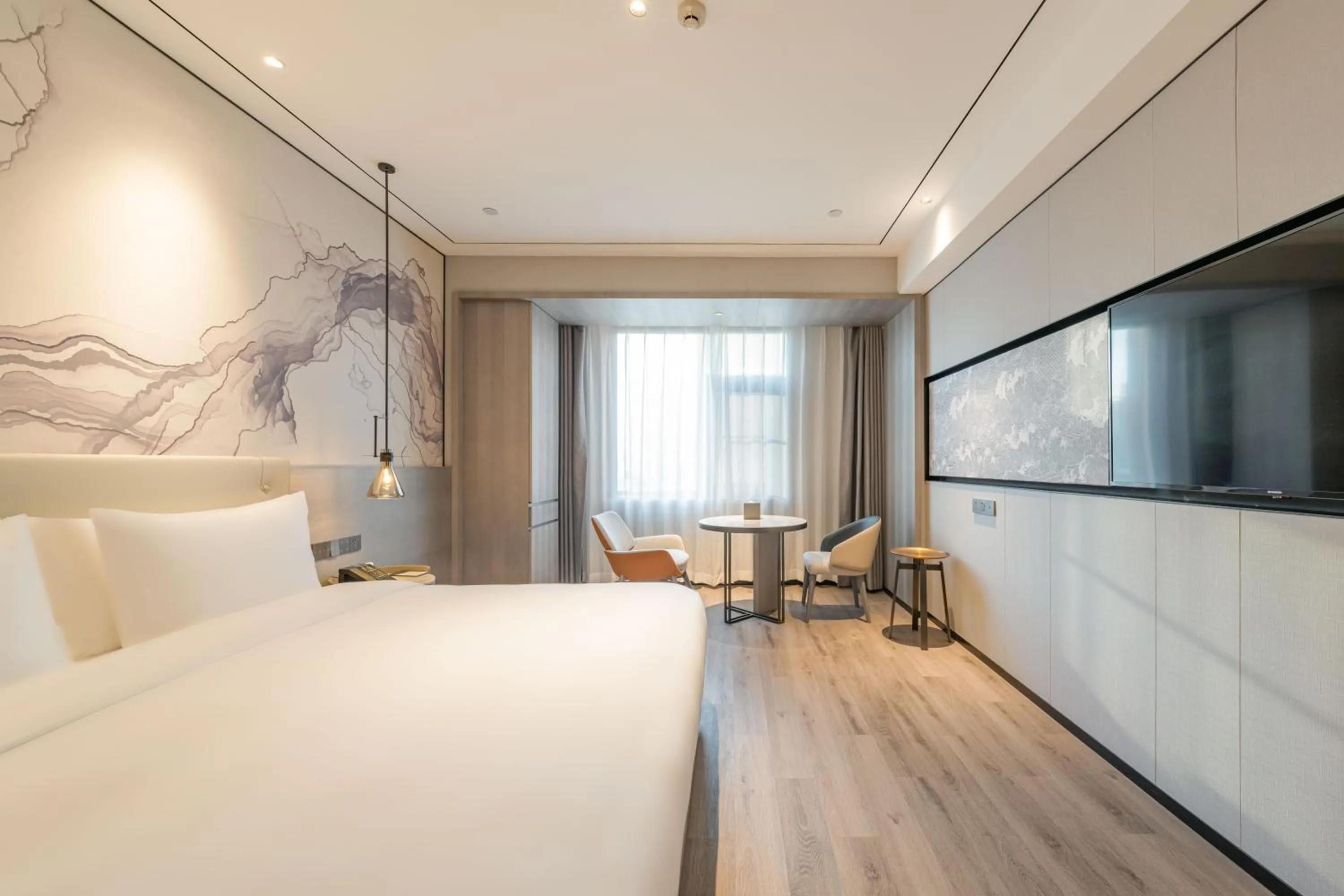 Bed in Yunheyebo Hotel - South Gate of Bell and Drum Tower