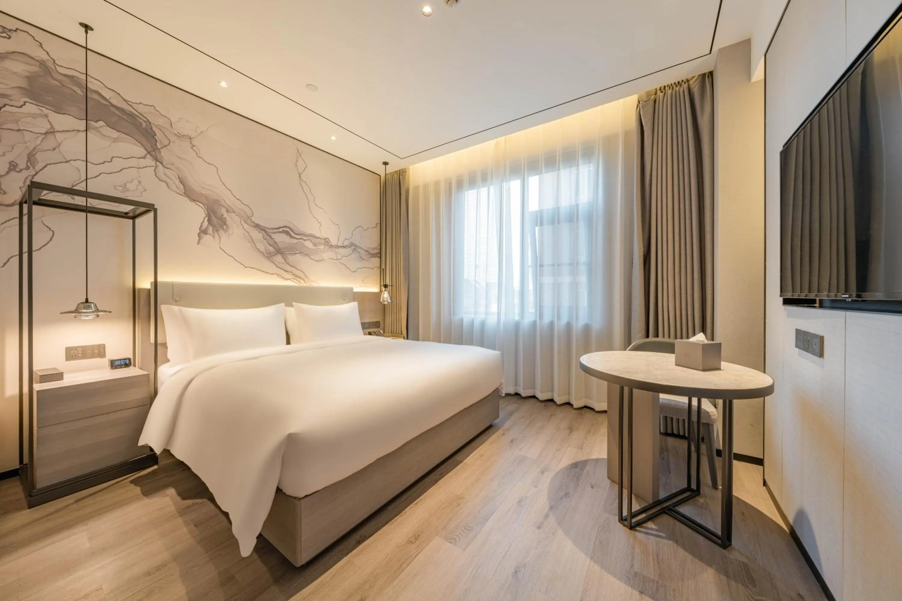 Bed in Yunheyebo Hotel - South Gate of Bell and Drum Tower