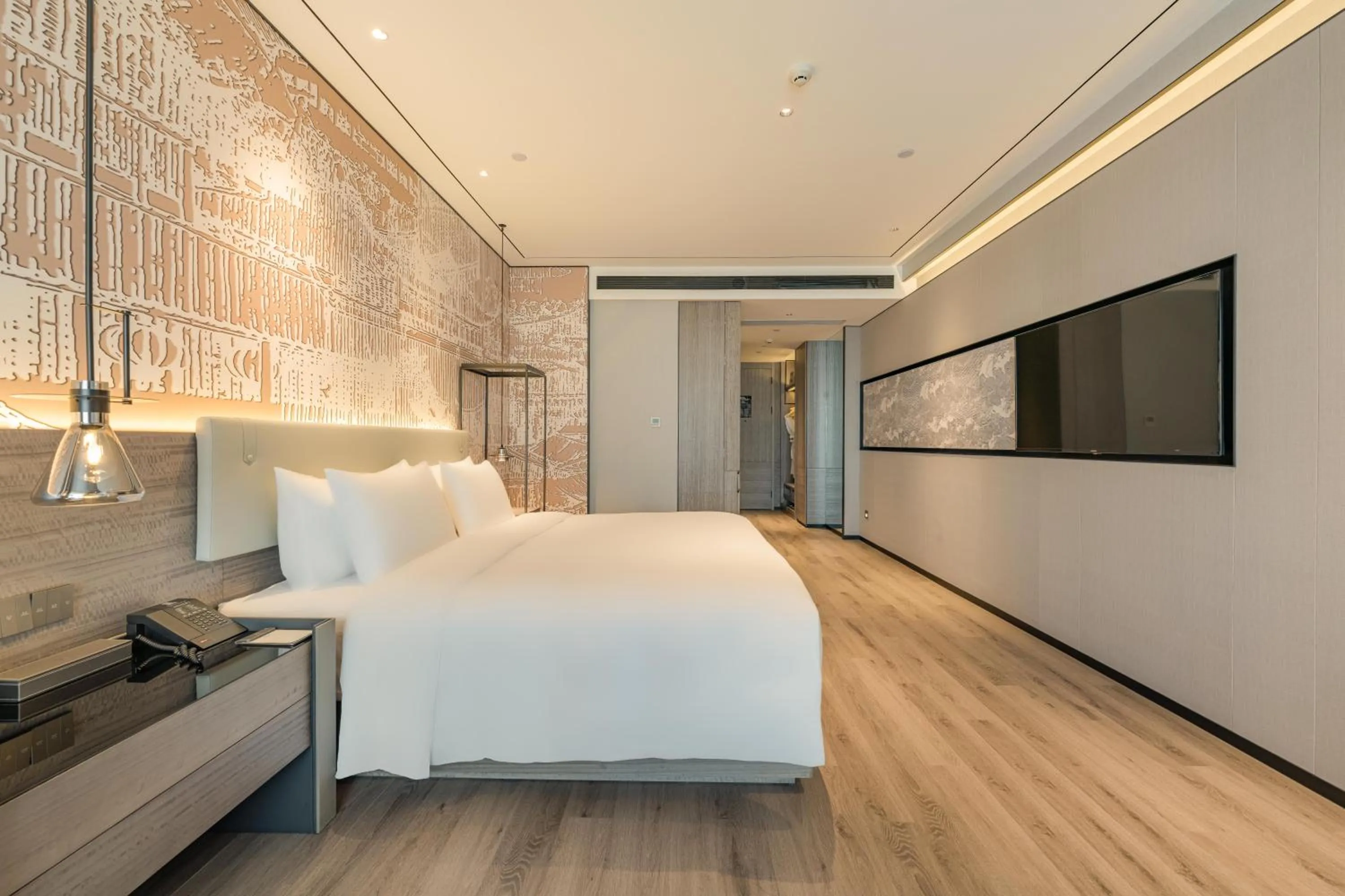 Bed in Yunheyebo Hotel - South Gate of Bell and Drum Tower