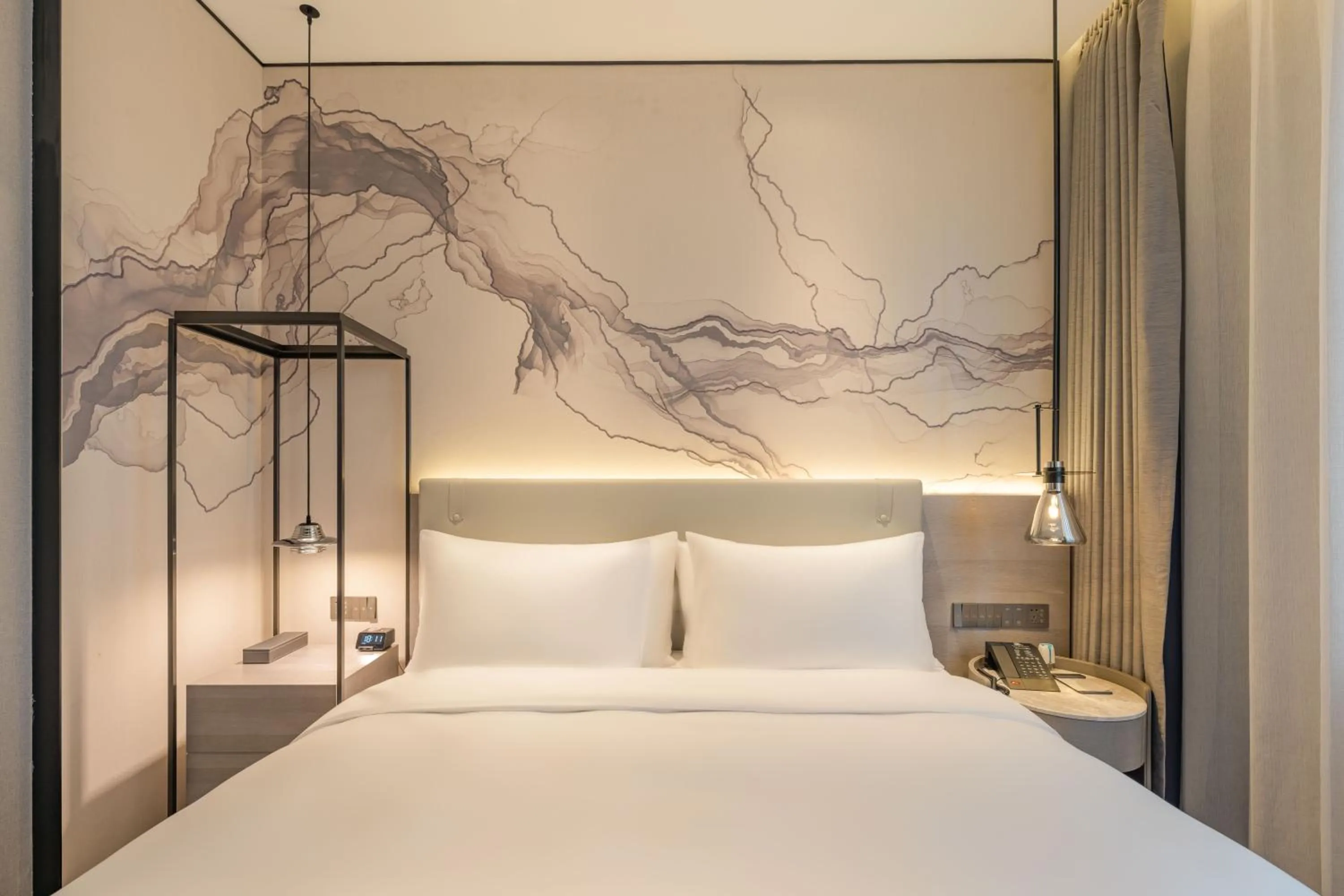 Bed in Yunheyebo Hotel - South Gate of Bell and Drum Tower