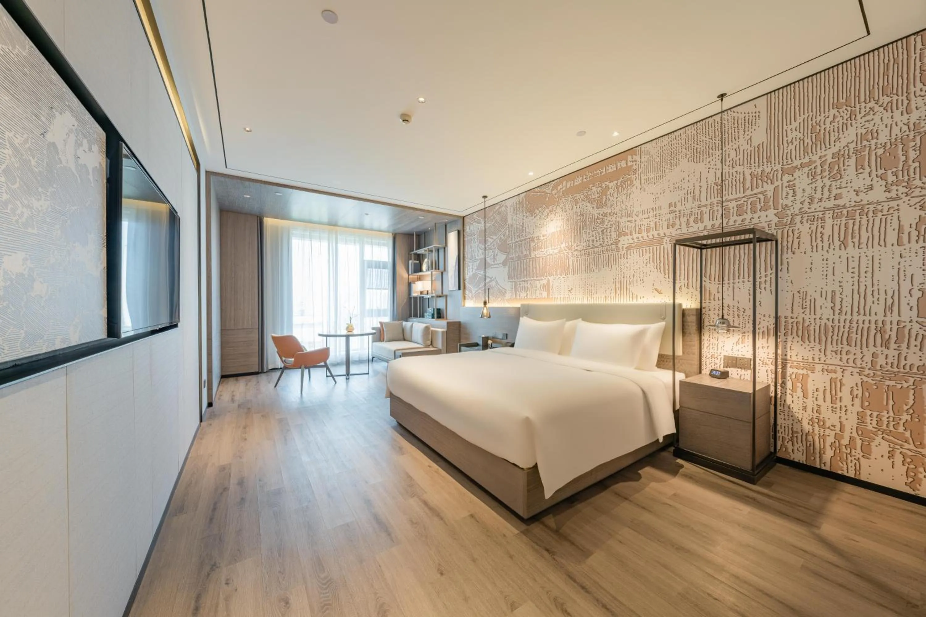 Bed in Yunheyebo Hotel - South Gate of Bell and Drum Tower