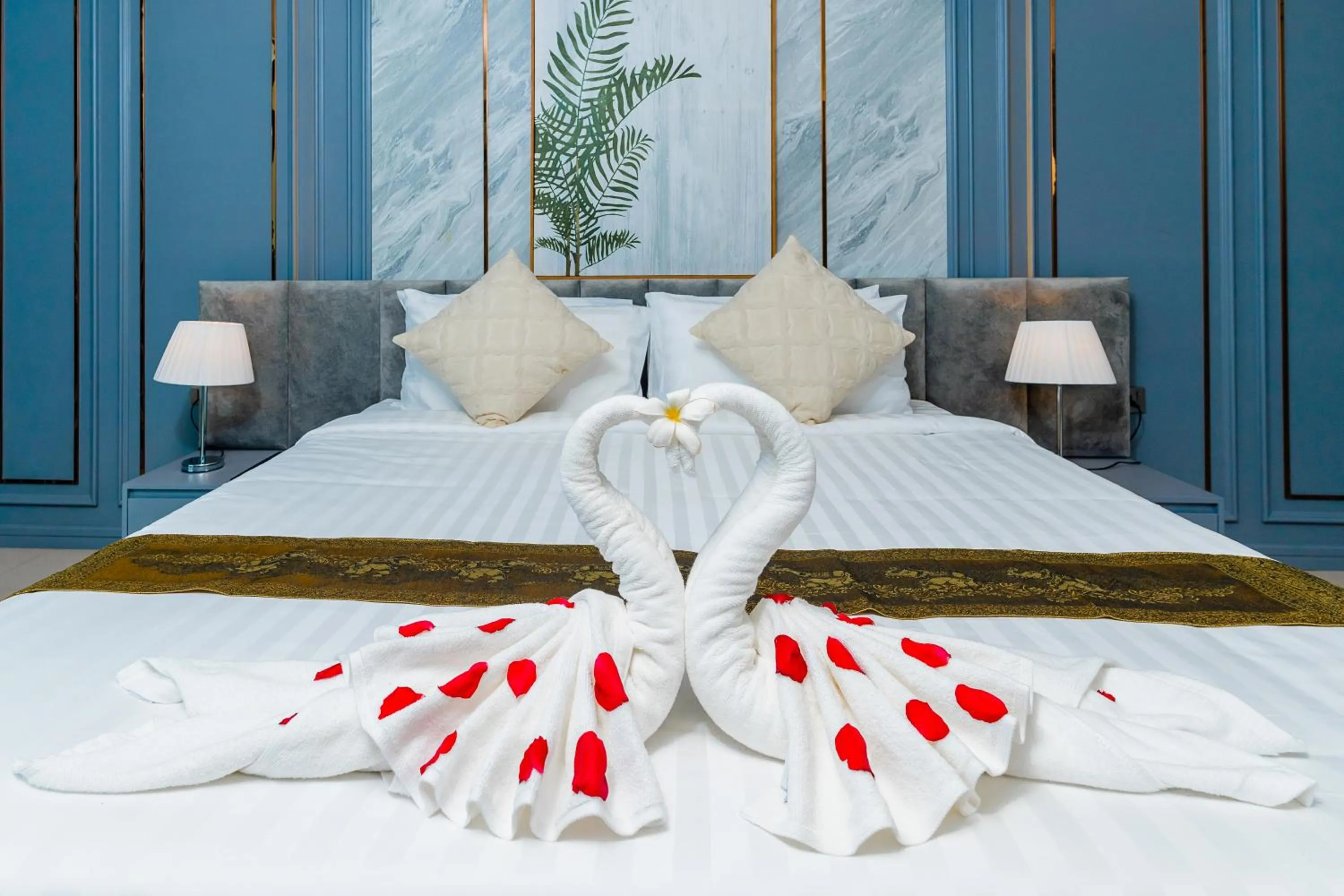 Bed in Sarah Guest House