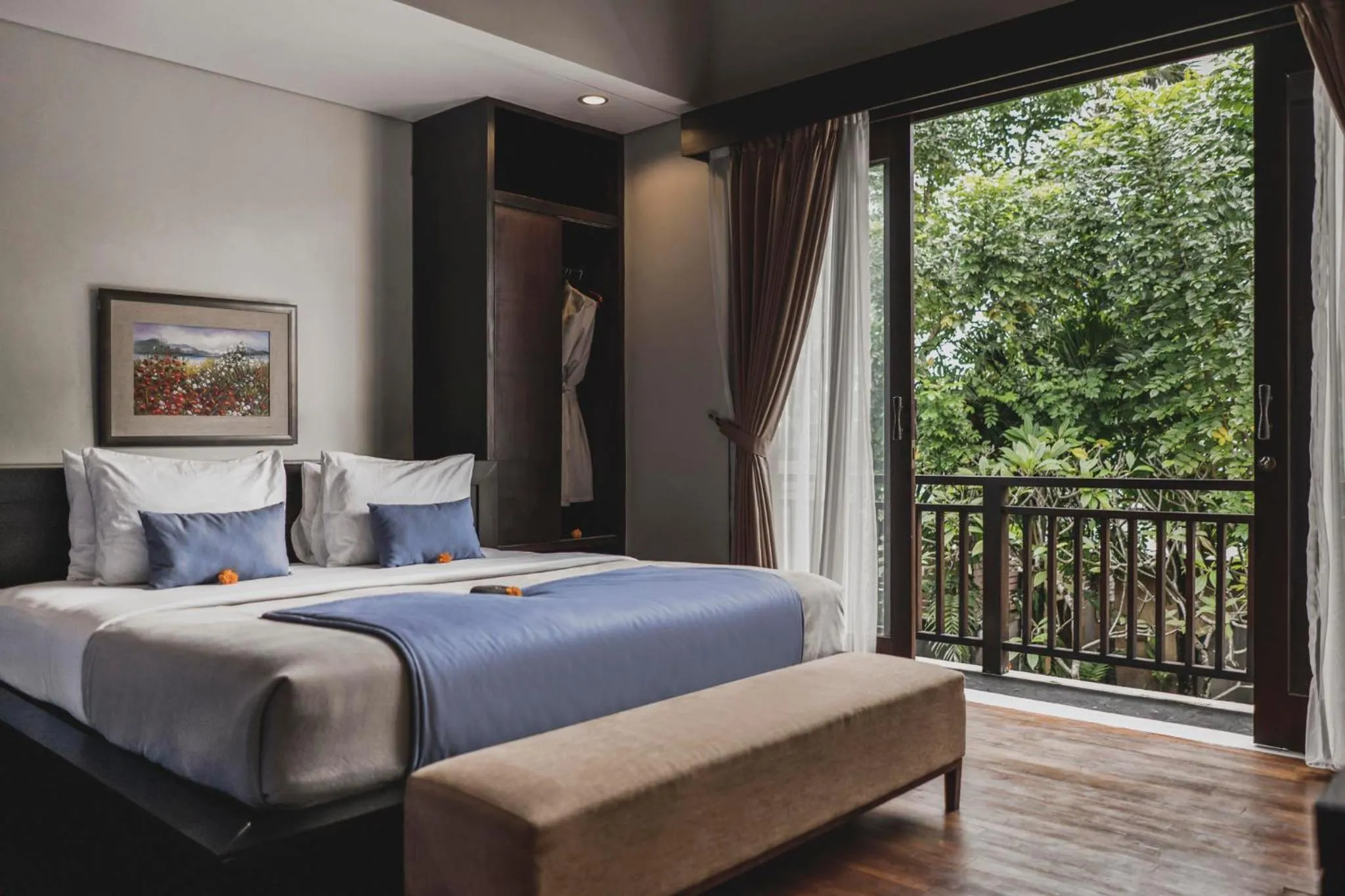 Bed in Canggu Circle Villa by Ini Vie Hospitality