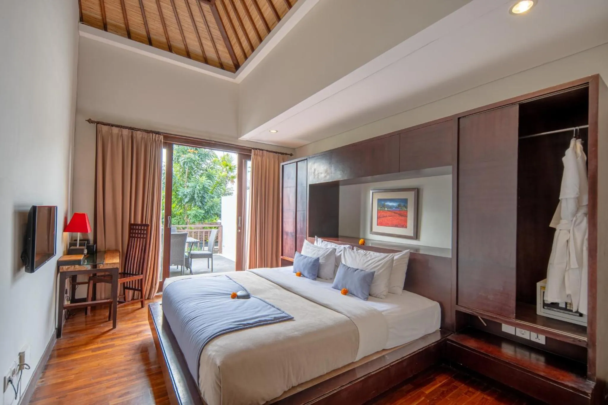 Bedroom, Bed in Canggu Circle Villa by Ini Vie Hospitality