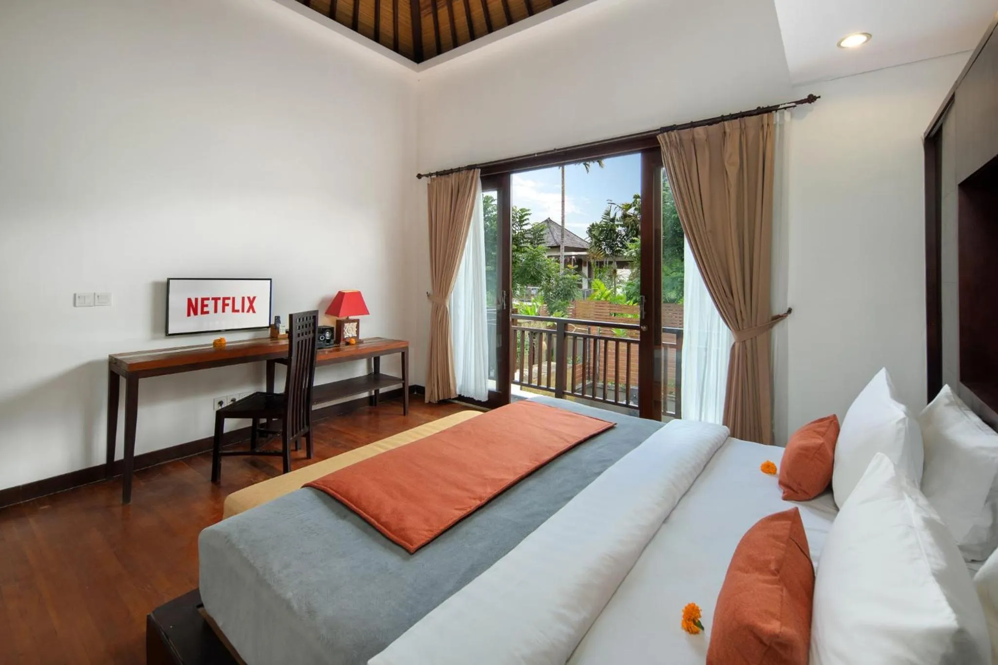 Bedroom, Bed in Canggu Circle Villa by Ini Vie Hospitality