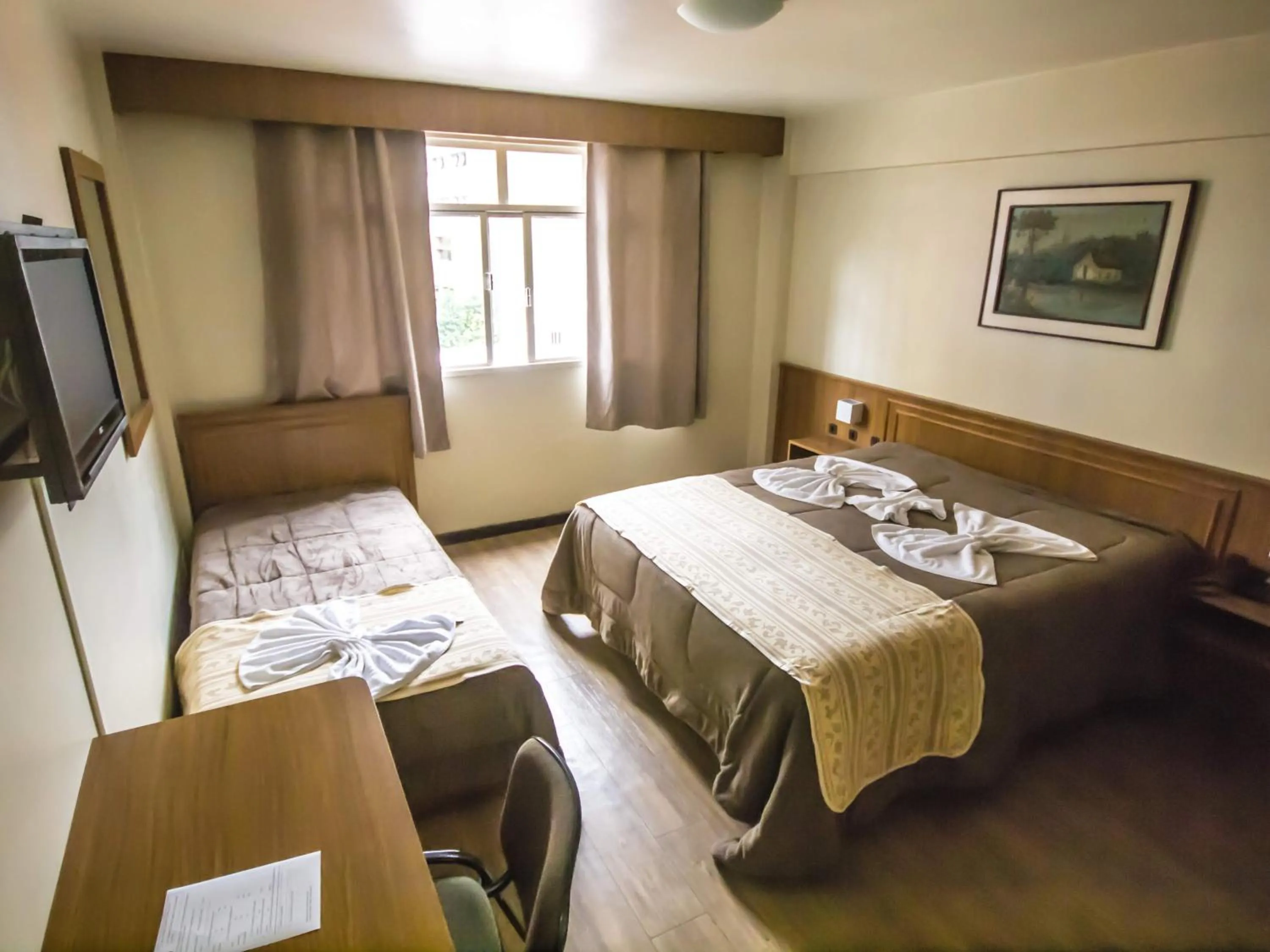 Photo of the whole room, Bed in Estrela do Sul Hotel