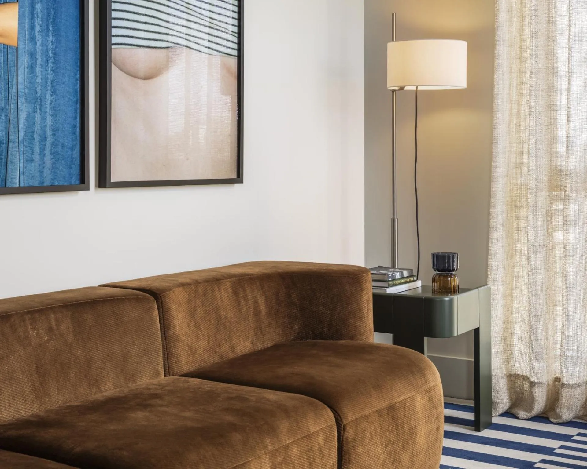 Living room in The StandardX, Melbourne