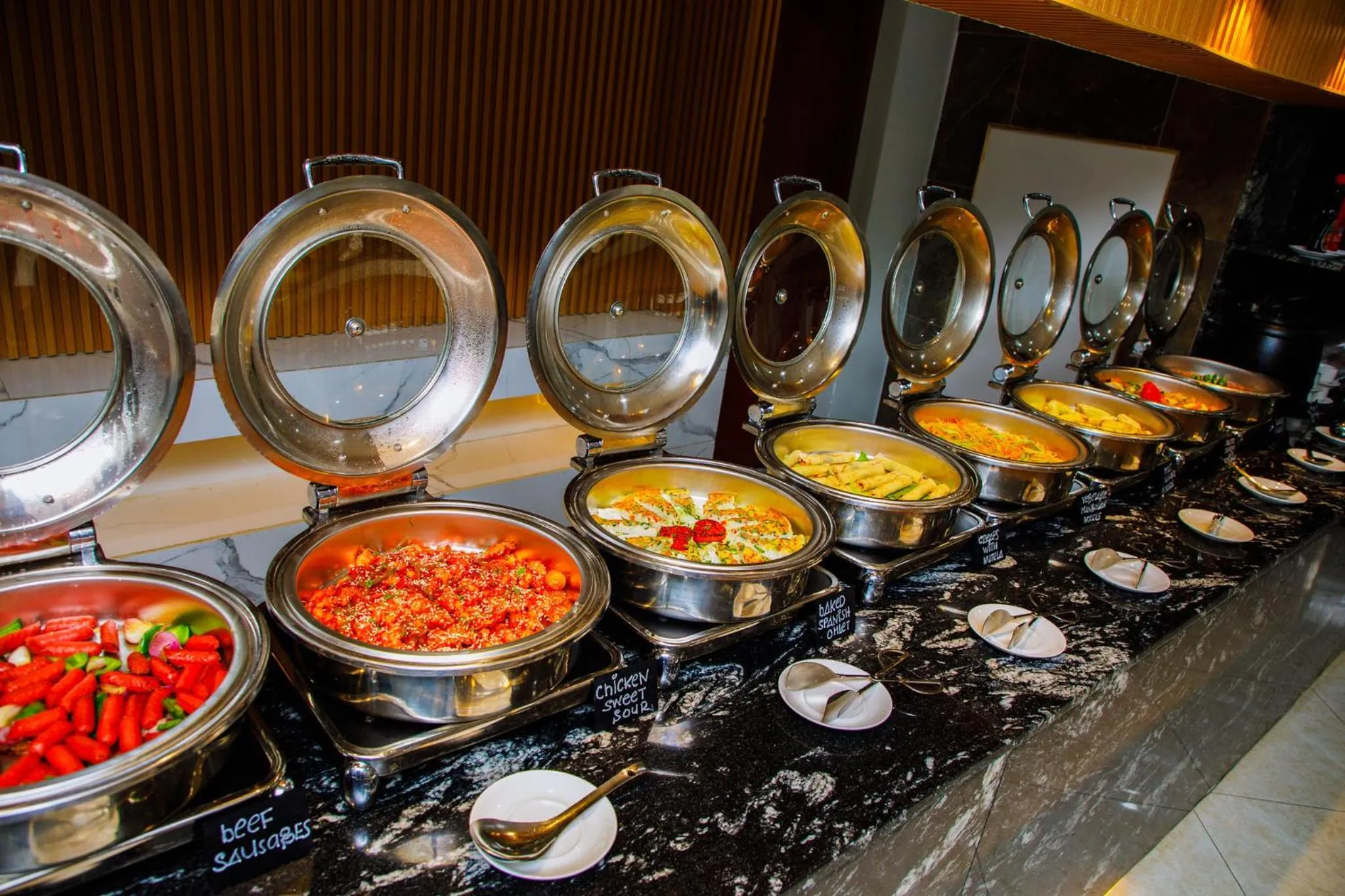 Buffet breakfast in Best Western Dodoma City Hotel