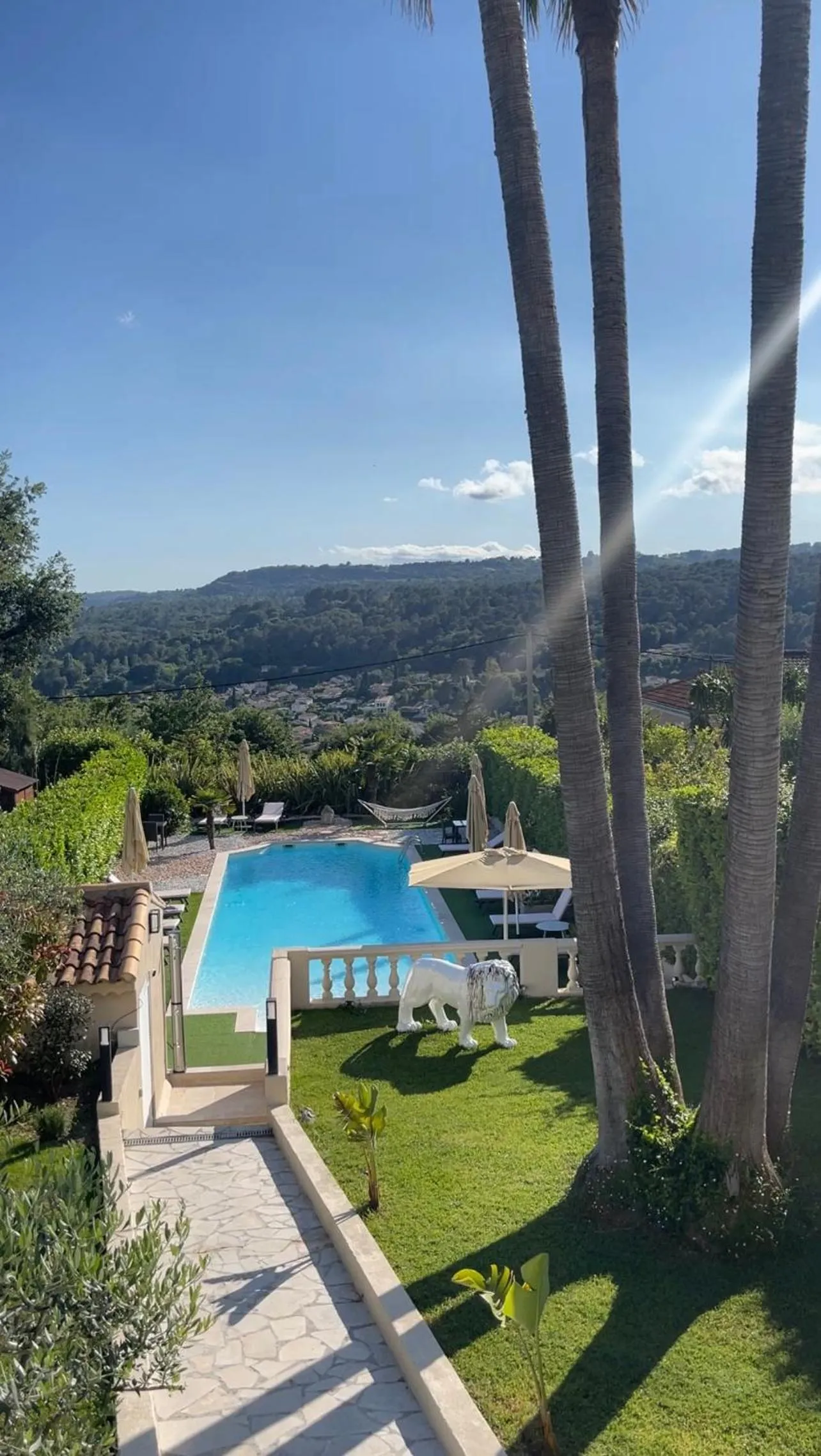 Swimming pool in La Bastide Gourmande