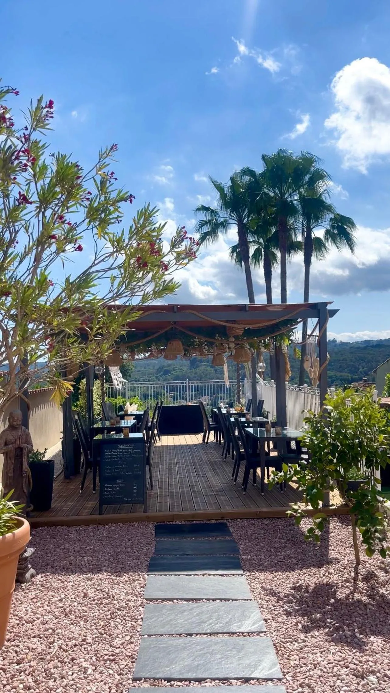 Patio in La Bastide Gourmande