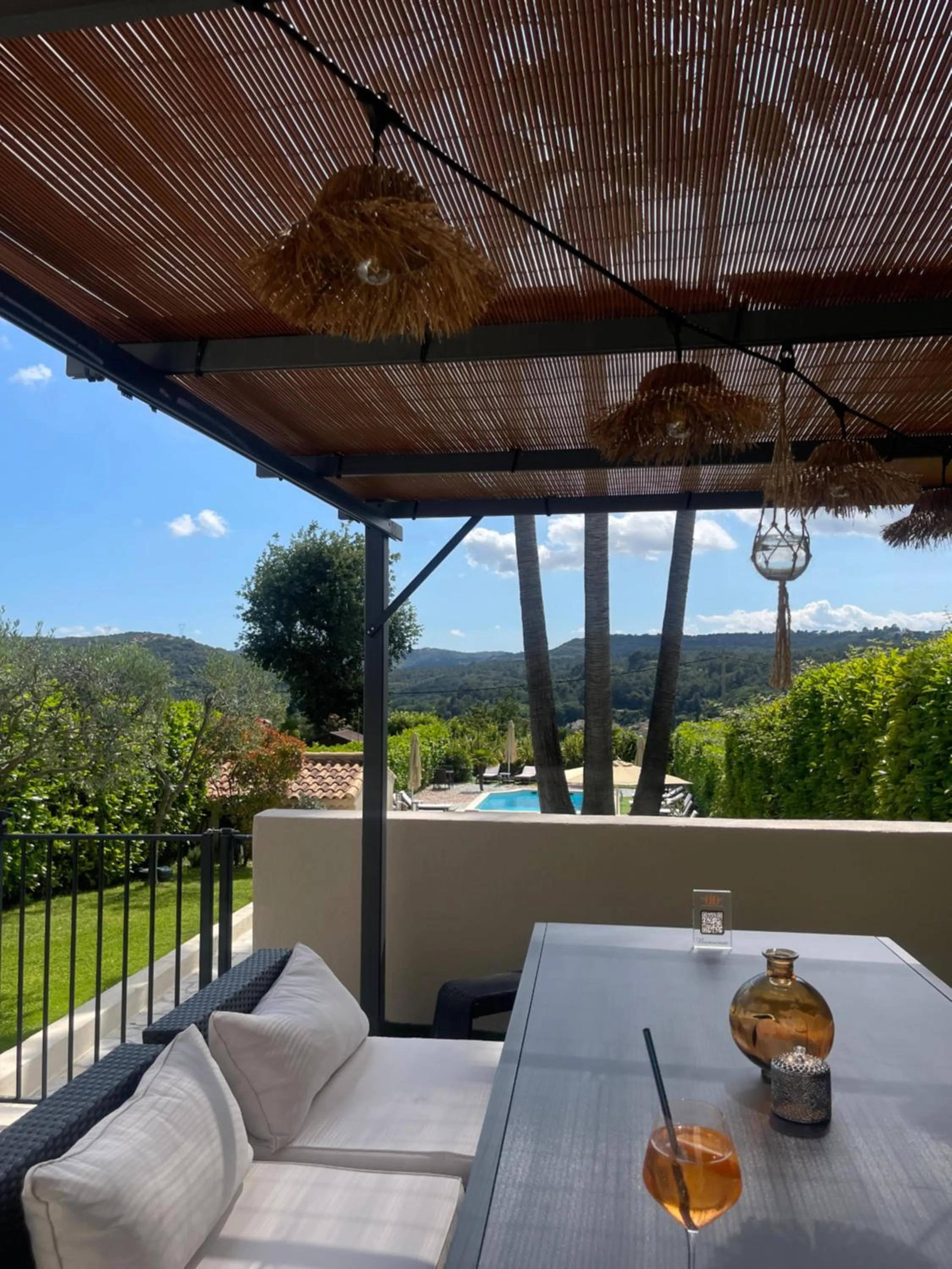 Patio in La Bastide Gourmande